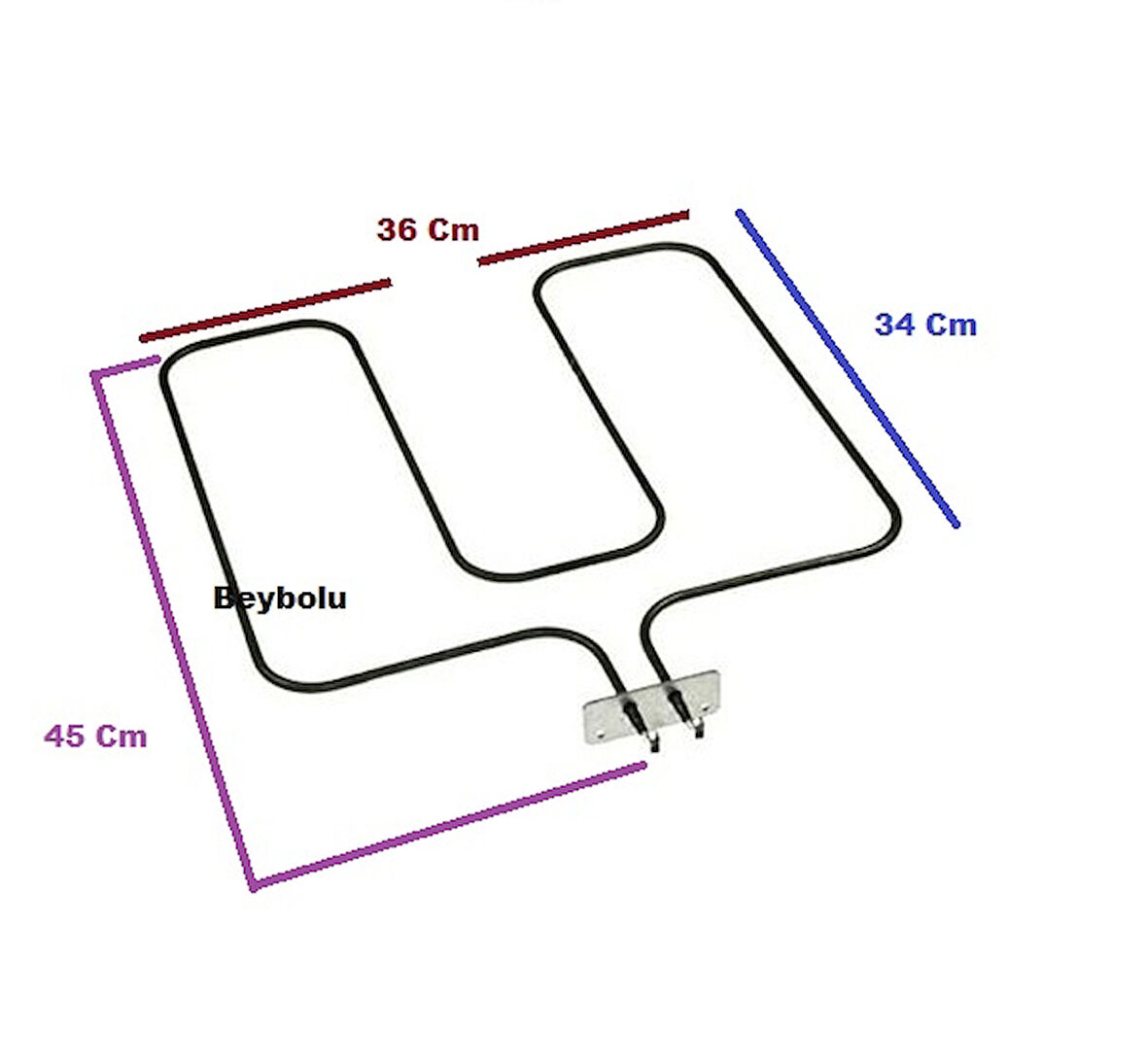 Arçelik 1200 Watt Rezistans , Arçelik Fırın Rezistansı  Uyumlu Model Açıklamada