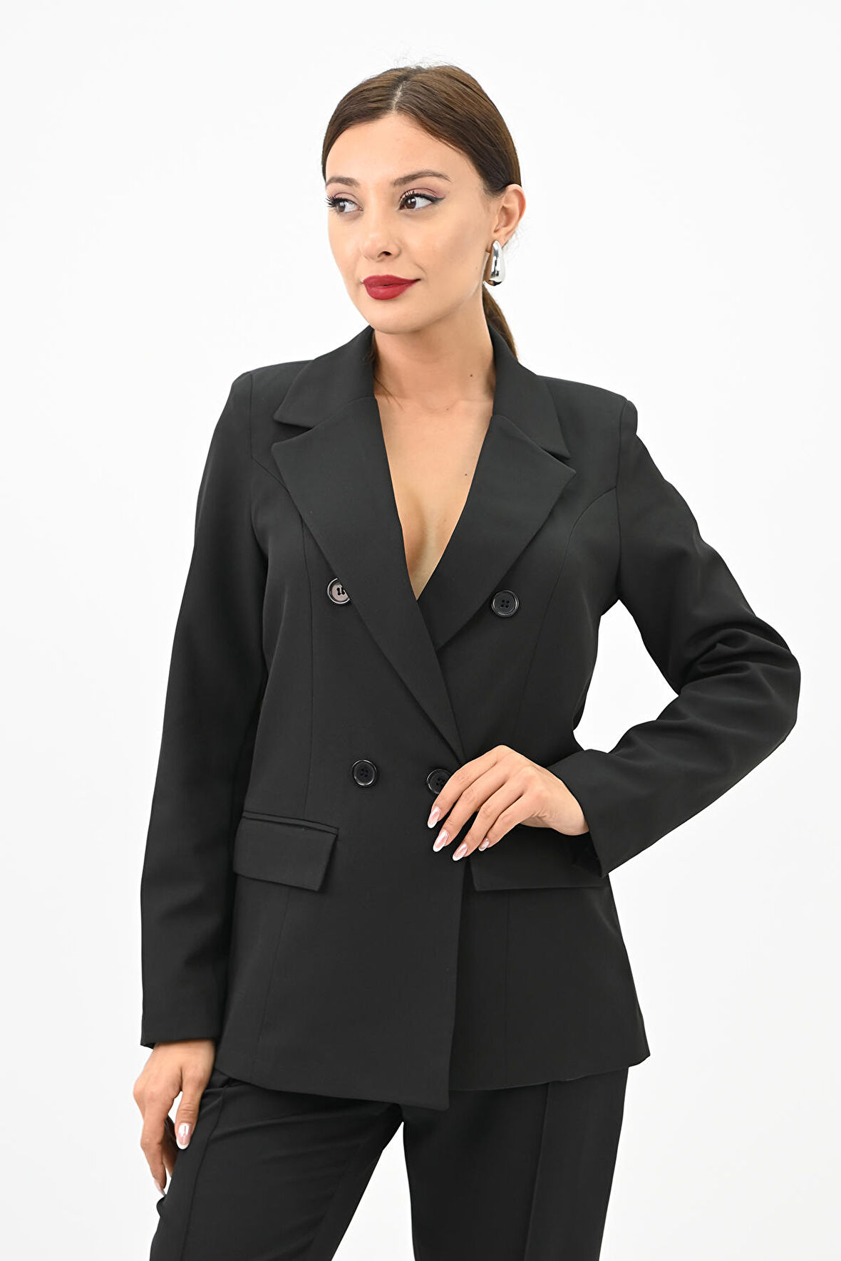 Kadın Astarlı Blazer Ceket 0101-22