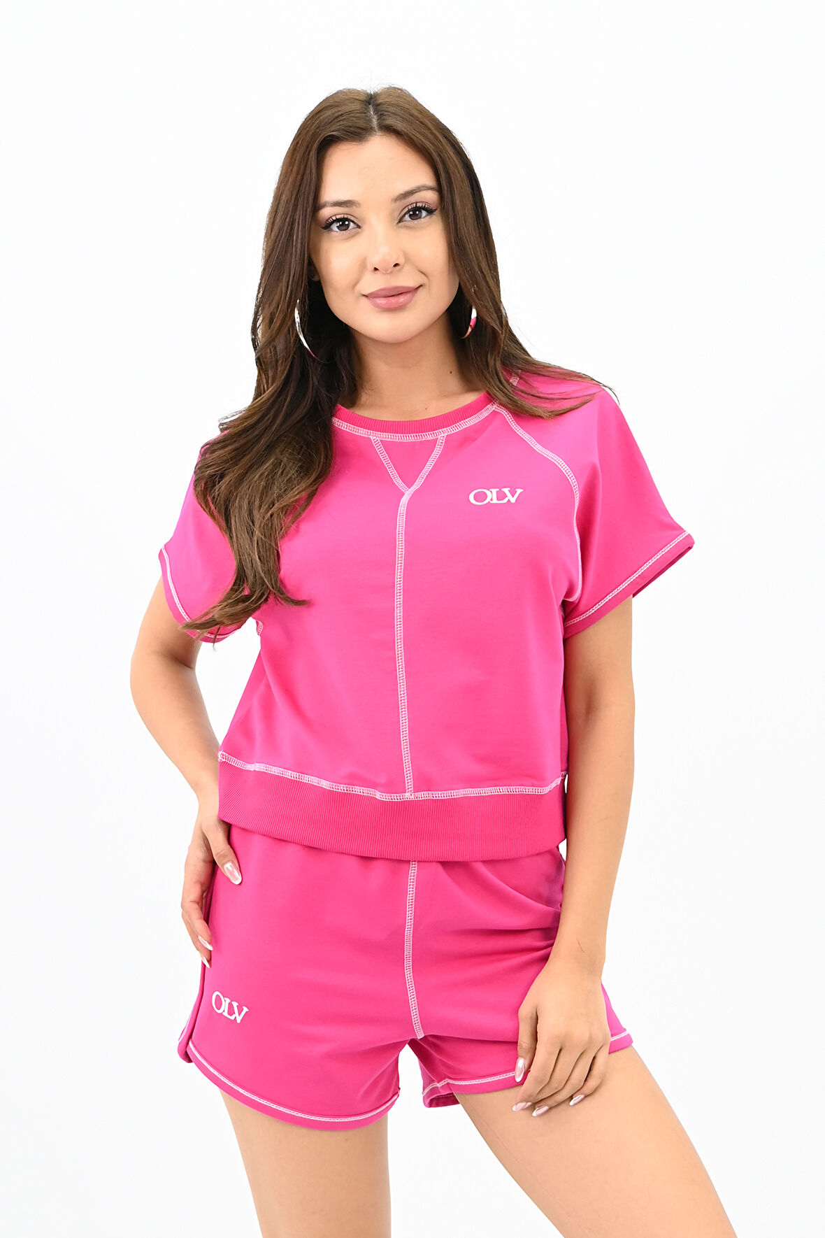 Kadın İkili Şortlu Takım 3718-23