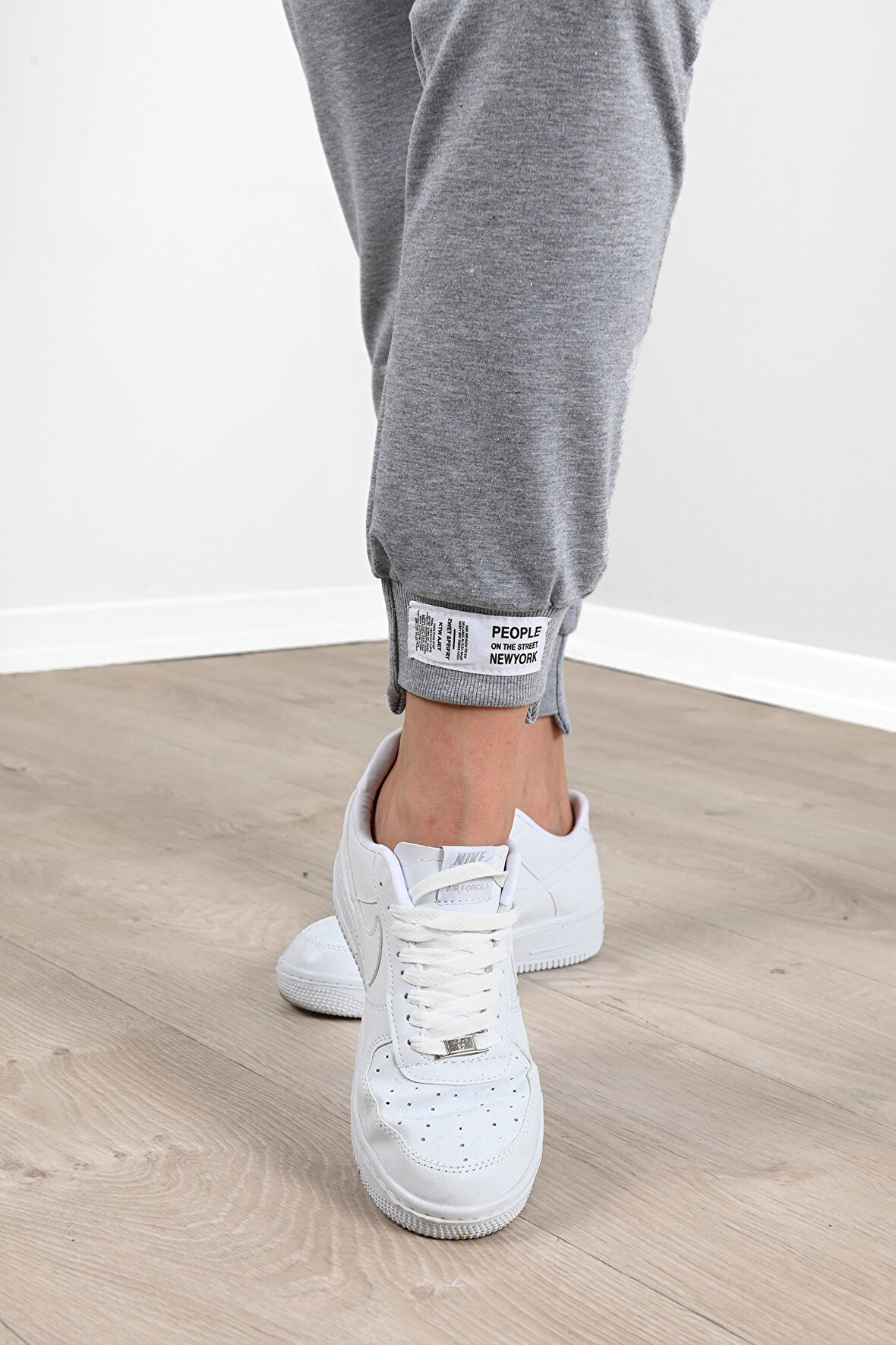 Kadın Büyük Beden Yanları Fermuar Detaylı Eşofman Takımı 3613-23