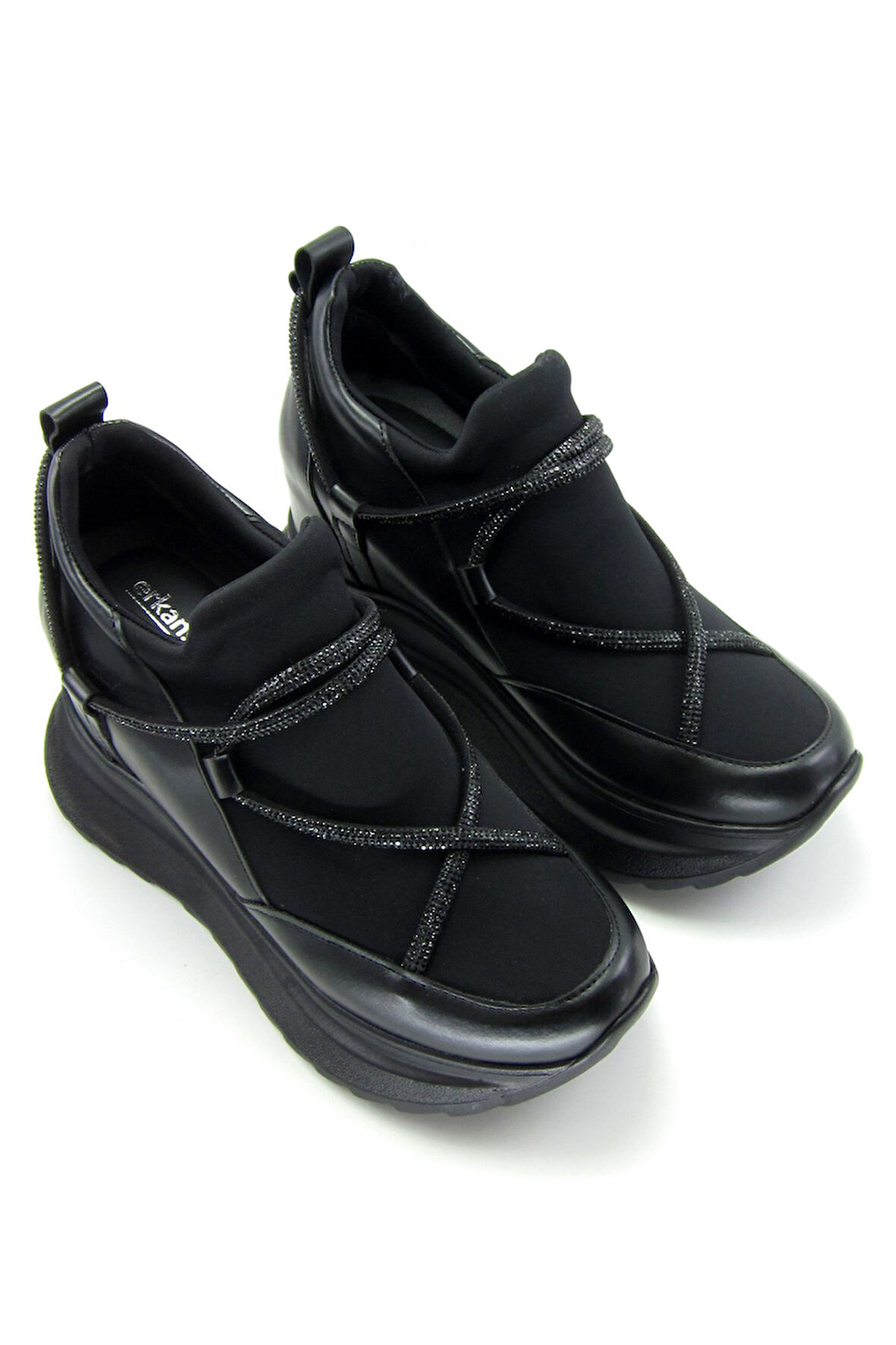 Arsenie Siyah Gizli Dolgu Günlük Ayakkabı