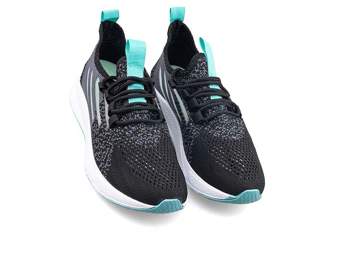 WAVES LUPOON 128 AQUA Triko Ünisex Sneaker Ayakkabı SİYAH_SU YEŞİLİ