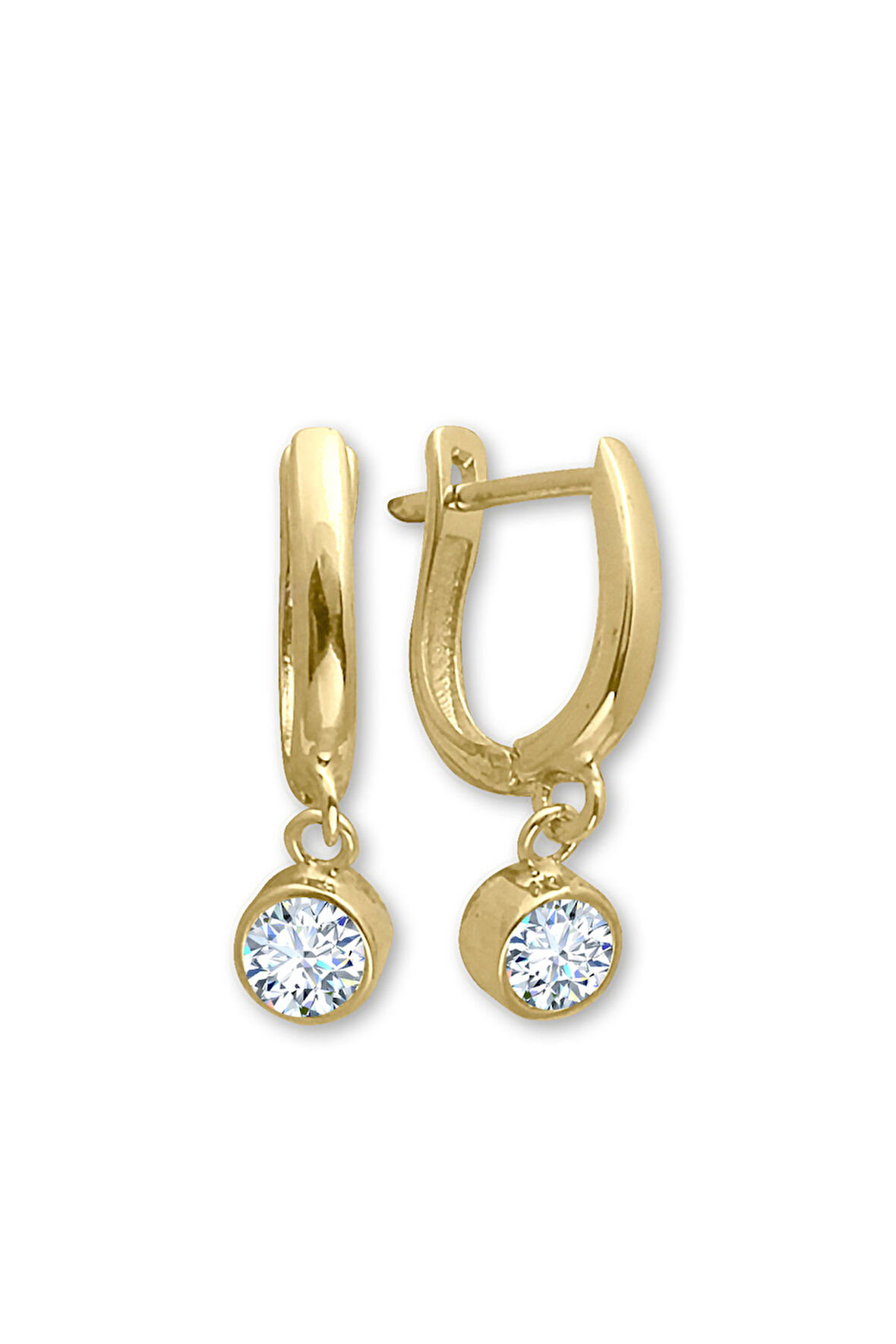 Tektaş Altın Günlük Sallantılı Küpe