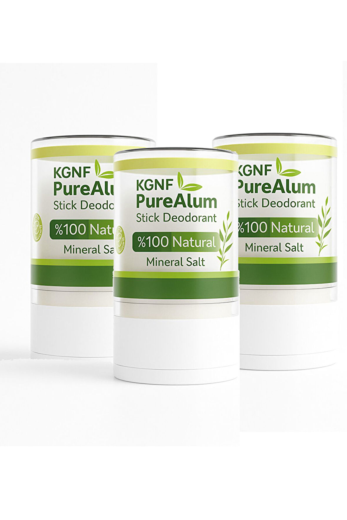 Kristal Roll On Deodorant Pure Alum 120gr 3 Adet Doğal Mineral Tuz Ter Karşıtı Taş Deodorant BÜYÜK