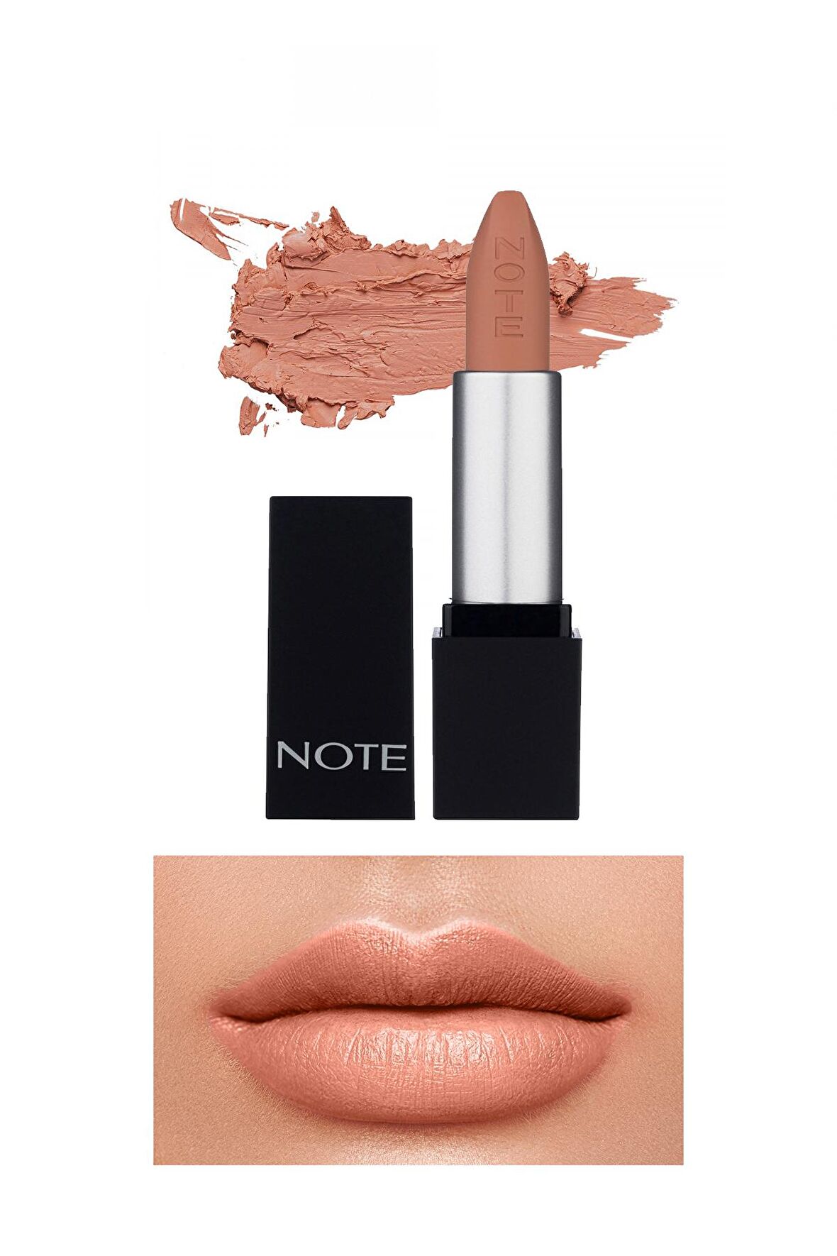 Note Mattever Lipstick Yarı Mat Saten Bitişli Ruj 03 Ethereal - Açık Nude