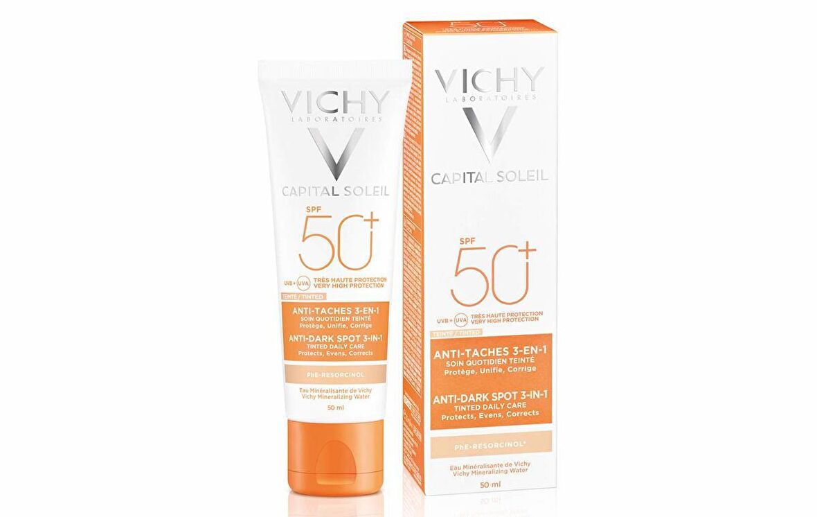 Vichy Capital Soleil Anti Dark Spots 3 In 1 Spf50+ Tinted Güneş Kremi 50 Ml