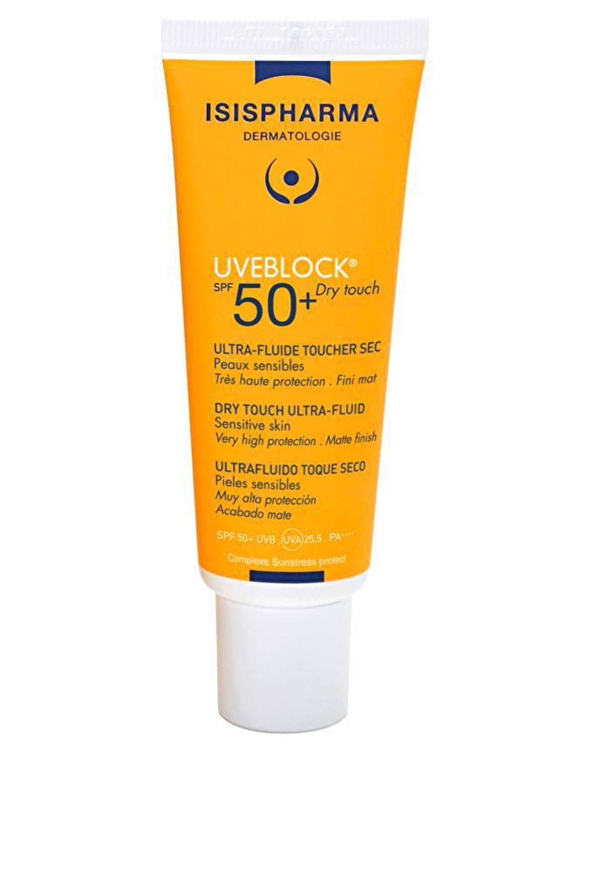 Isis Pharma Uveblock Dry Touch 50+ Faktör Matlaştırıcı Yağlı Ciltler İçin Renksiz Yüz Güneş Koruyucu Krem 40 ml