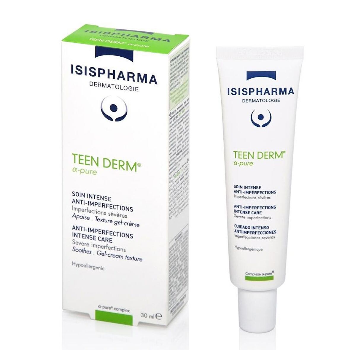 ISIS PHARMA Teen Derm A.Z   Yağlı / Karma Ciltlere Özel Yüz Ve Akne Kremi 30 ml