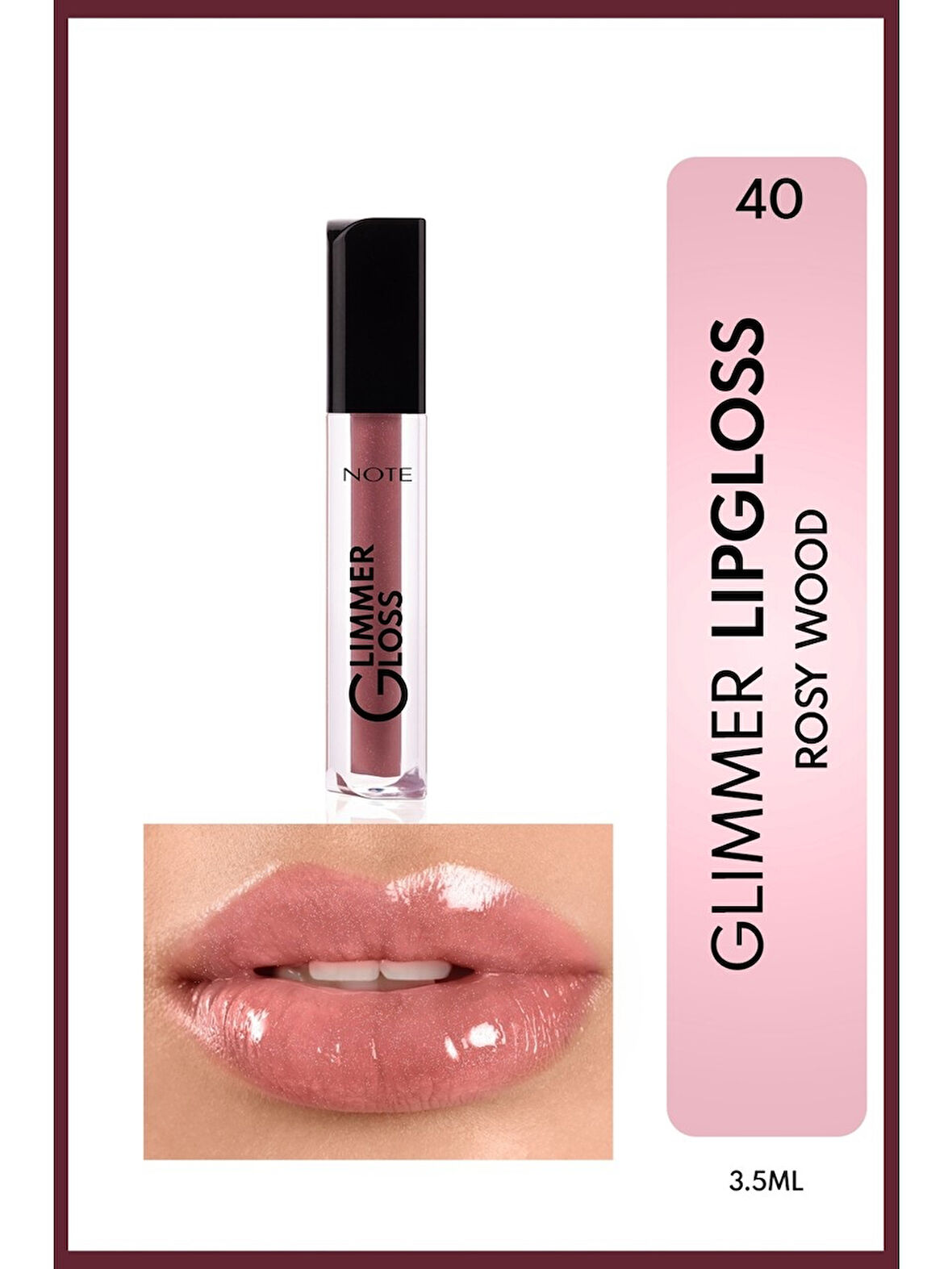 Note Glımmer Lıpgloss 40 Rosy Wood