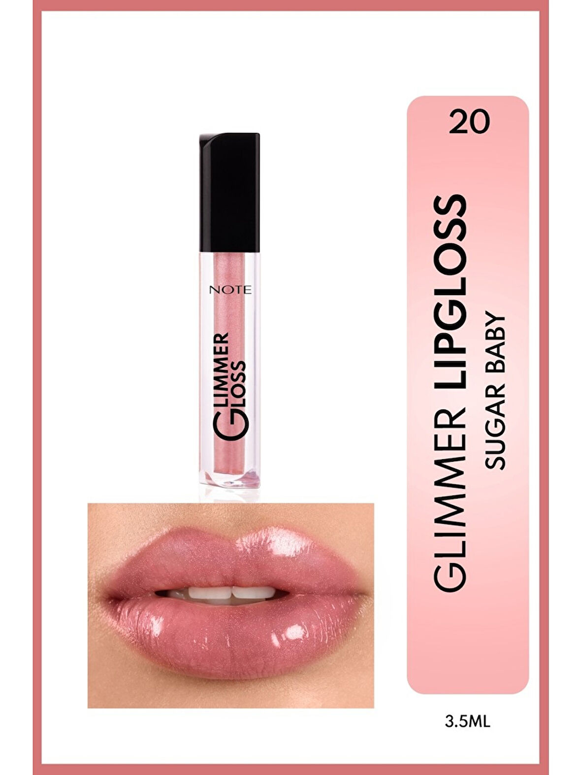 Note Glımmer Lıpgloss 20 Sugar Baby