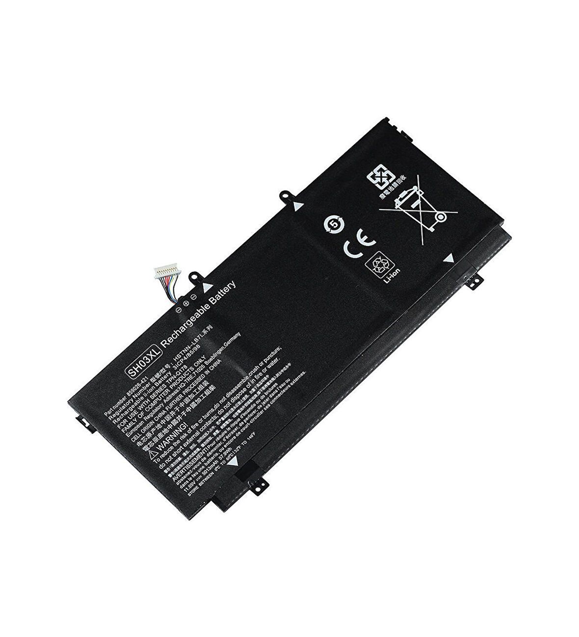 Hp Spectre x360 13-w000nt Notebook Batarya Laptop Pil