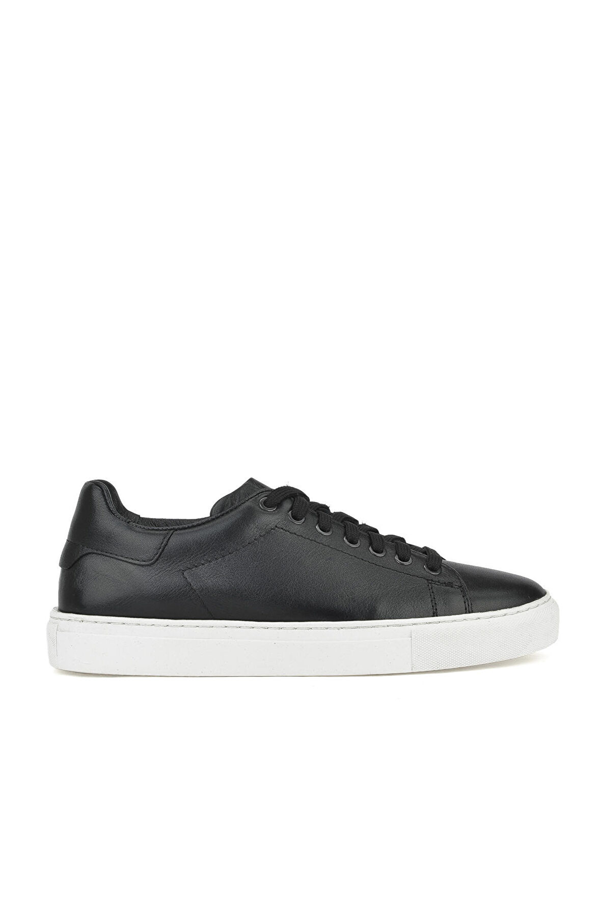 Ziya, Erkek Hakiki Deri Sneaker 1411026Z010 Siyah