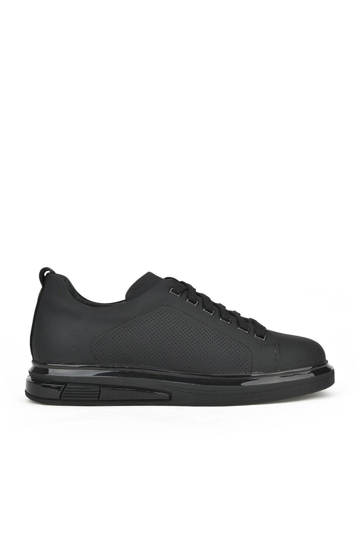 Ziya, Erkek Hakiki Deri Sneaker 1411026Z865 Siyah