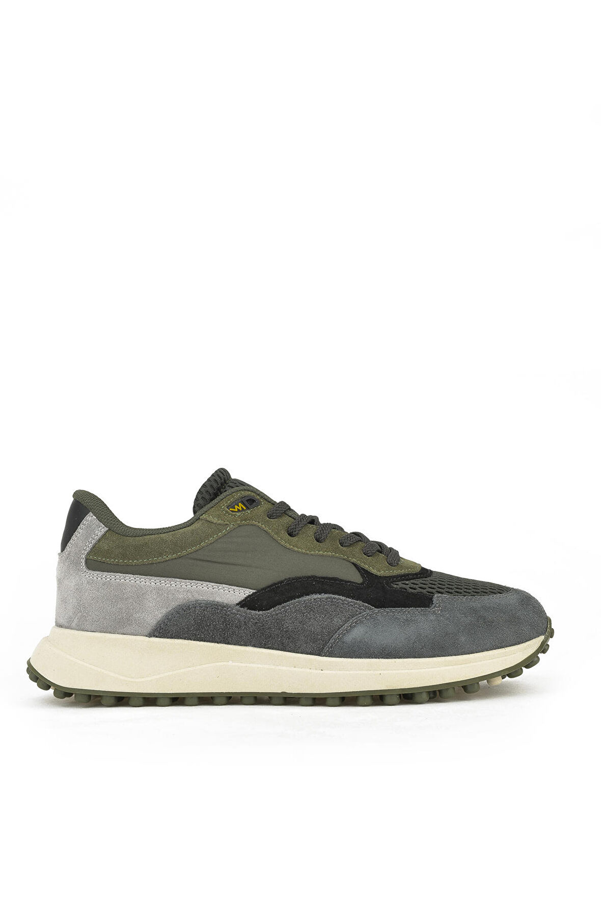 Ziya, Erkek Hakiki Deri Sneaker 14150Z00111 Haki
