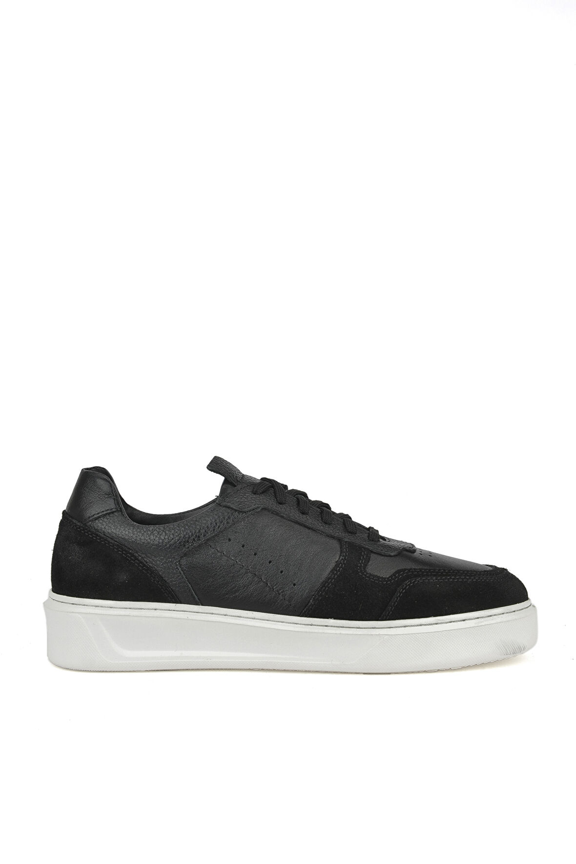 Ziya, Erkek Hakiki Deri Sneaker 1431026Z950 Siyah