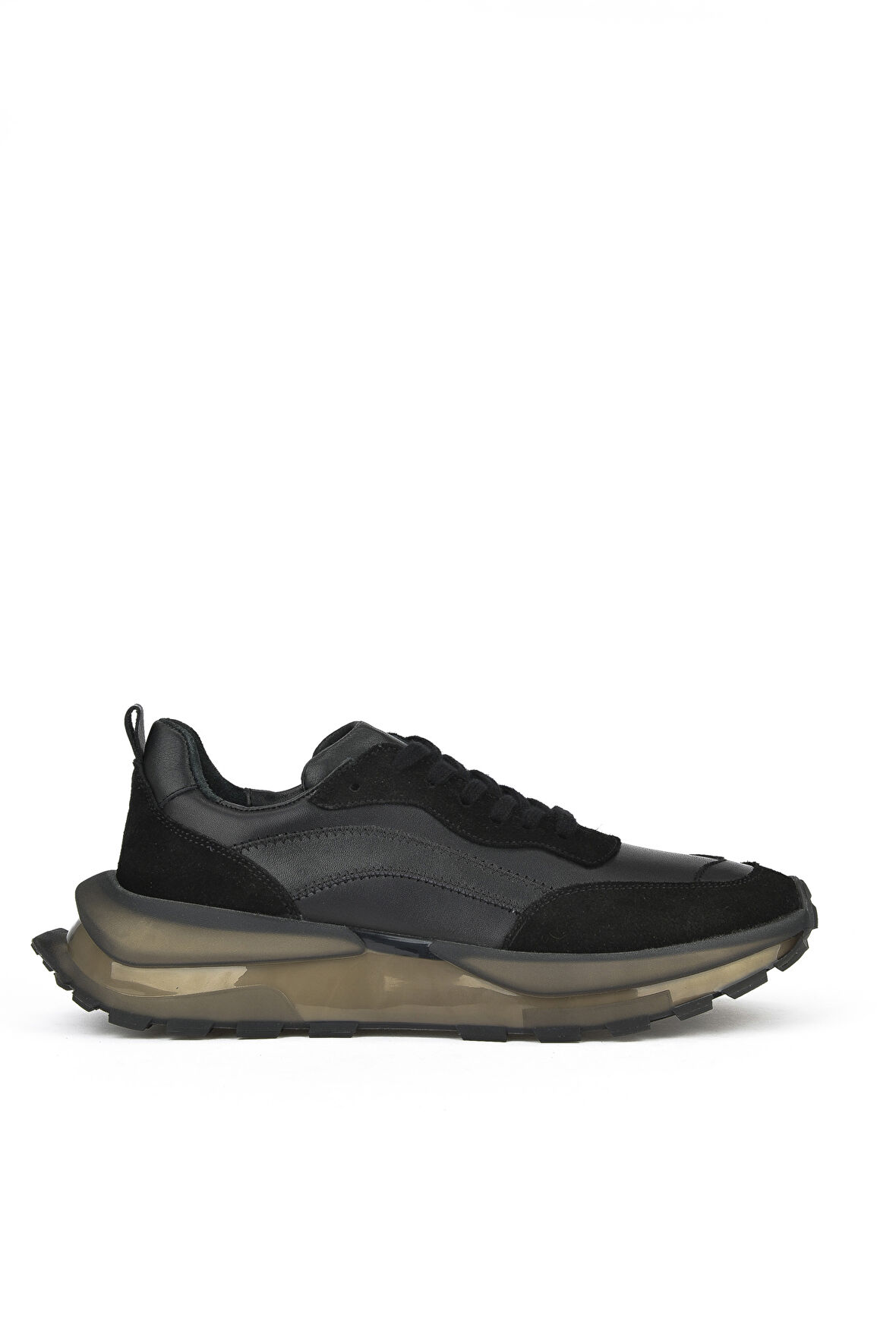 Ziya, Erkek Hakiki Deri Sneaker 1431042Z7015 Siyah