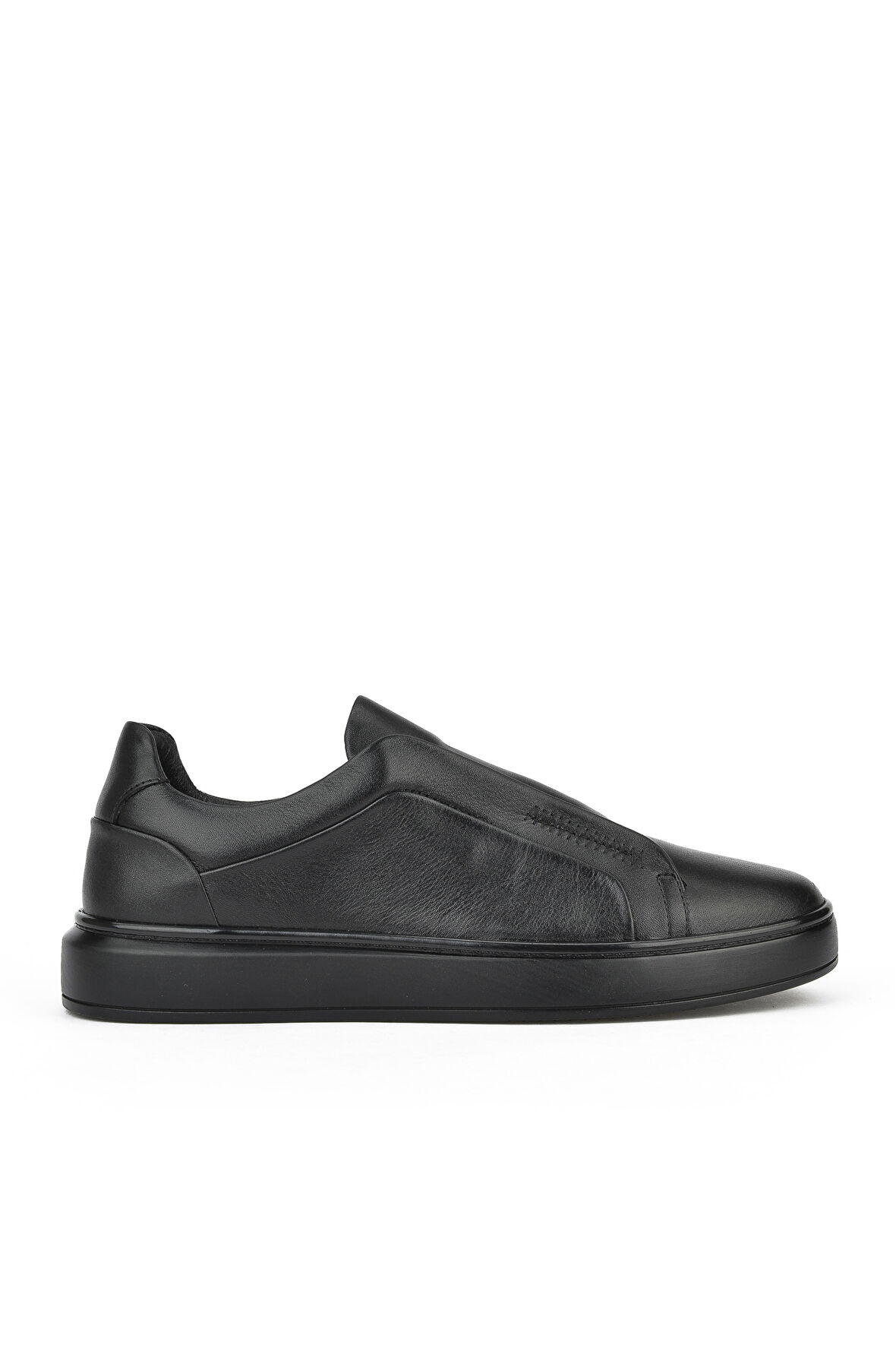 Ziya, Erkek Hakiki Deri Sneaker 143983Z060 Siyah