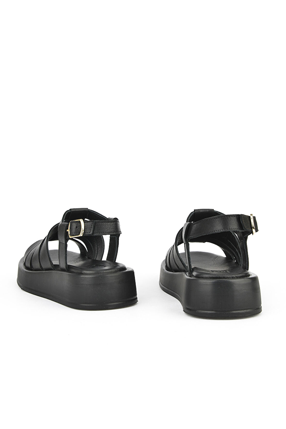 Ziya, Hakiki Deri Kadın Sandalet 1511033Z23069 Siyah