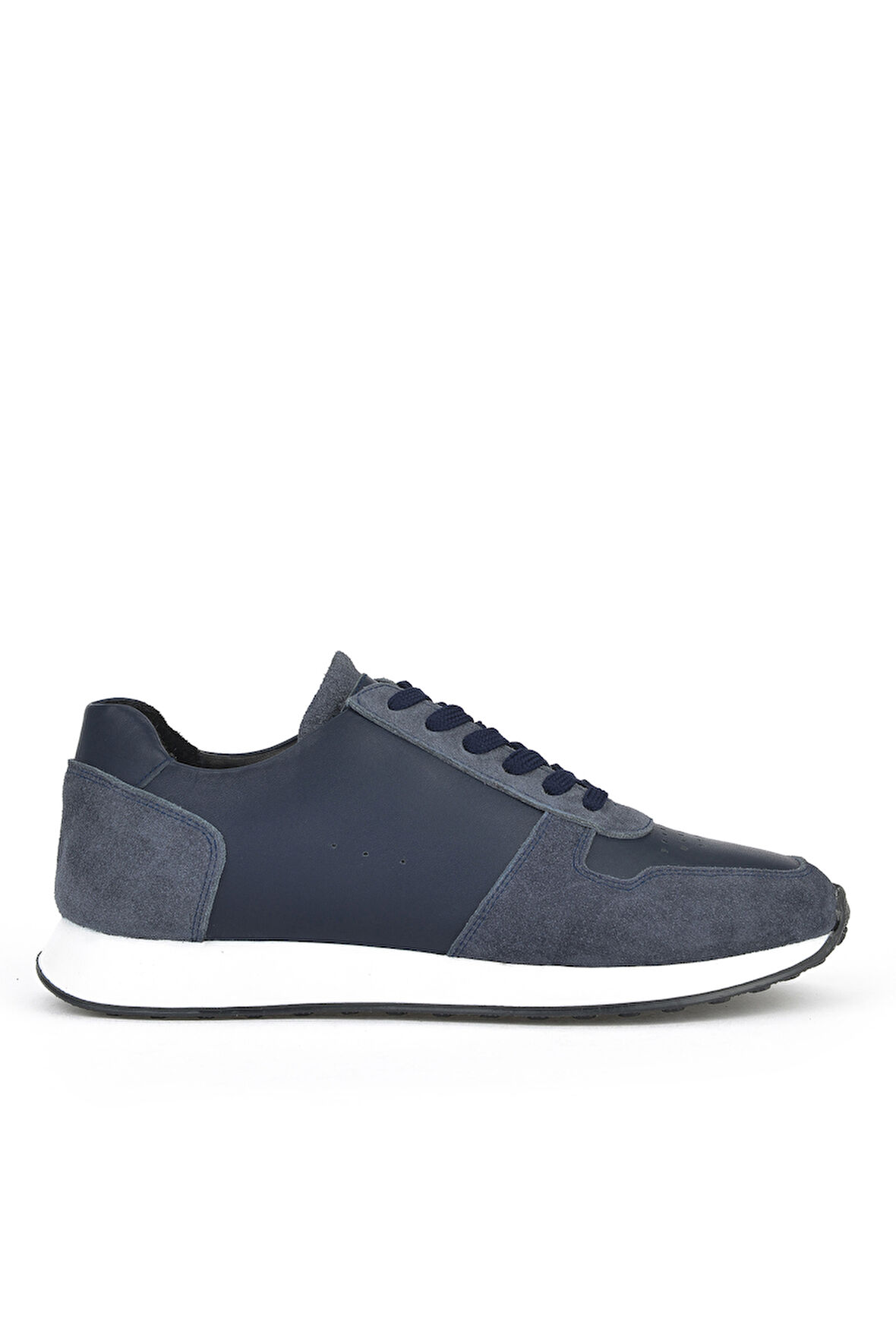 Ziya, Erkek Hakiki Deri Sneaker 143423Z93 Lacivert