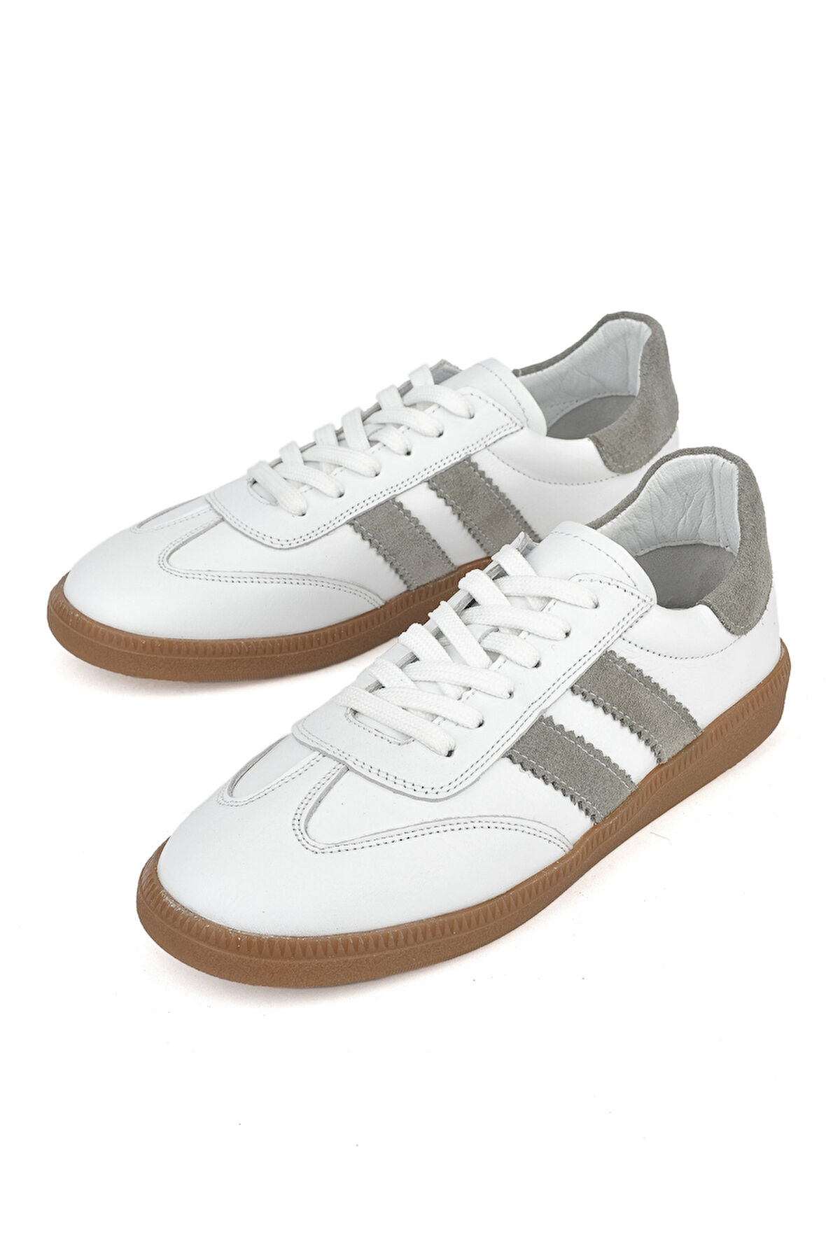 Ziya, Kadın Hakiki Deri Sneaker 1511035Z6403 Beyaz