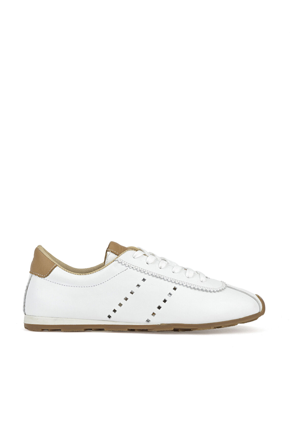 Ziya, Kadın Hakiki Deri Sneaker 1511035Z6300 Beyaz