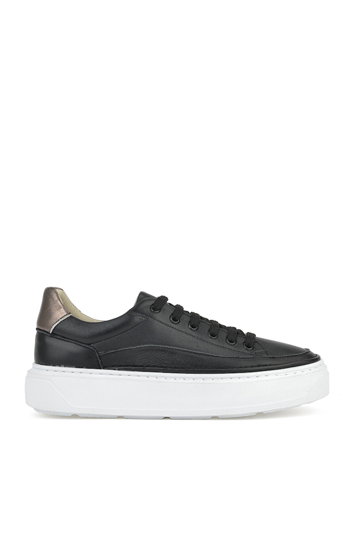 Ziya, Kadın Hakiki Deri Sneaker 1511035Z6200 Siyah