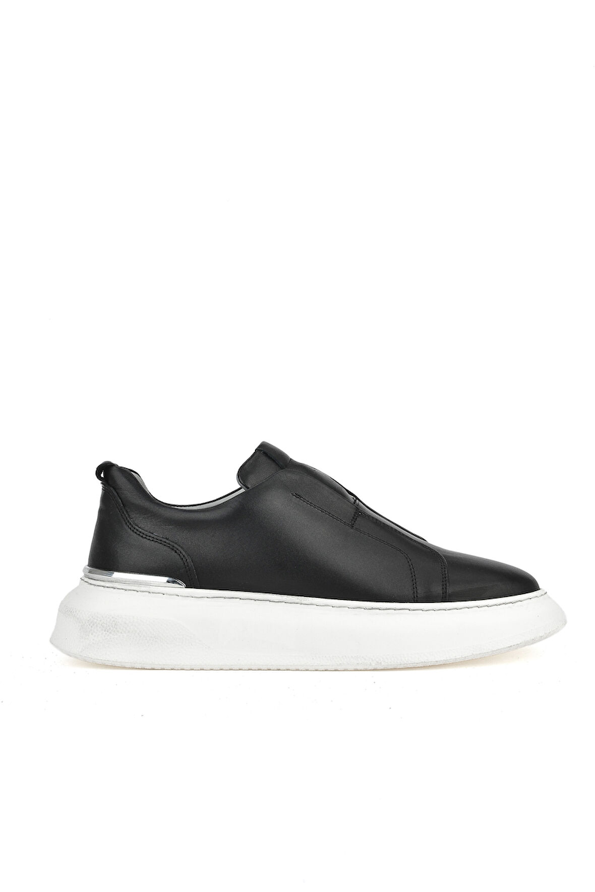 Ziya, Erkek Hakiki Deri Sneaker 151987Z026 Siyah