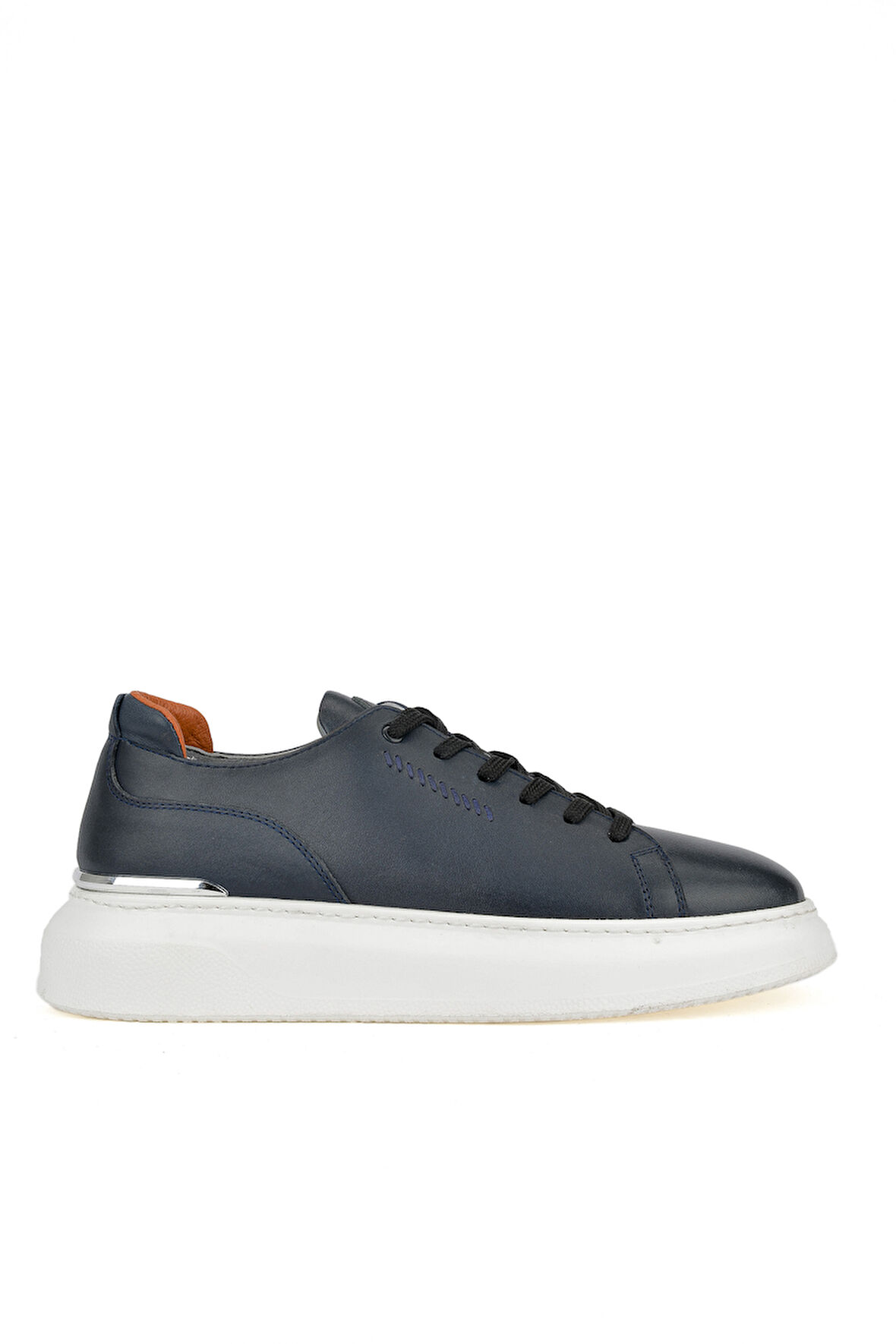 Ziya, Erkek Hakiki Deri Sneaker 151987Z024 Lacivert