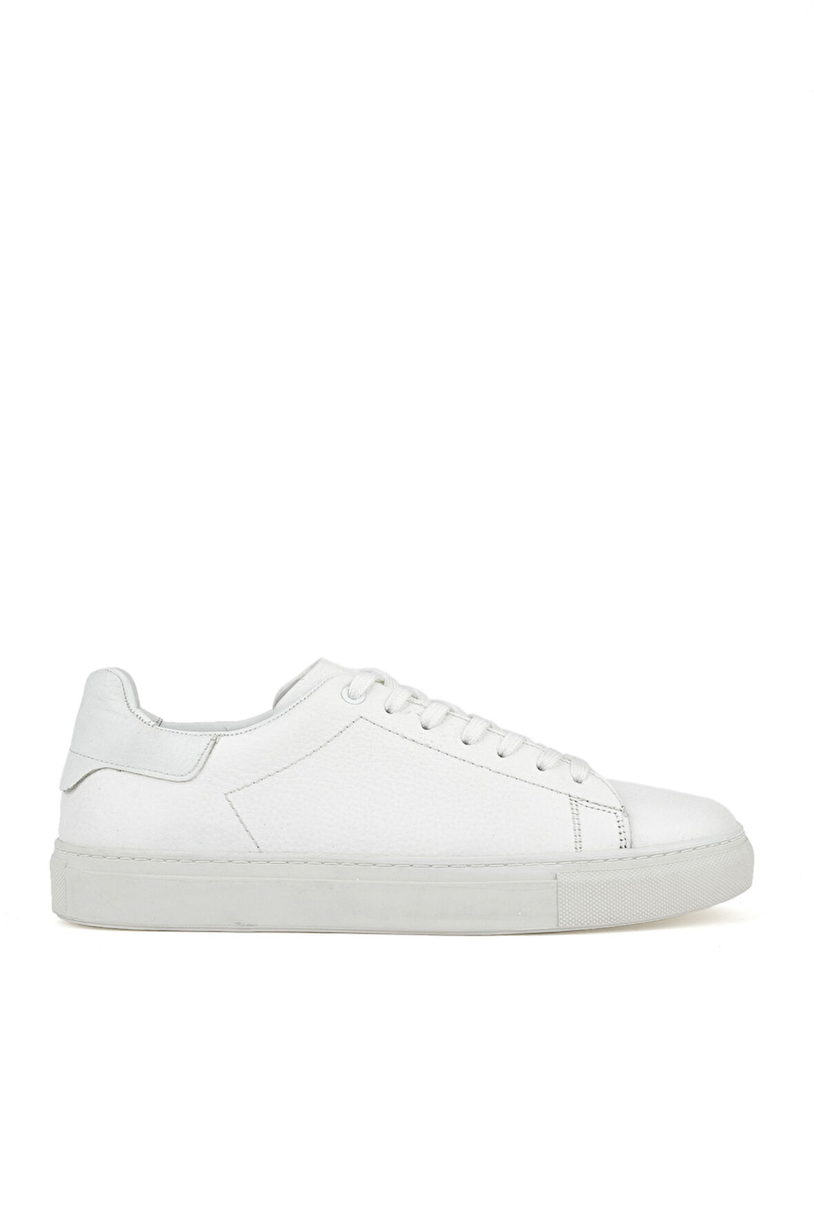 Ziya, Erkek Hakiki Deri Sneaker 1511026ZF7 Beyaz