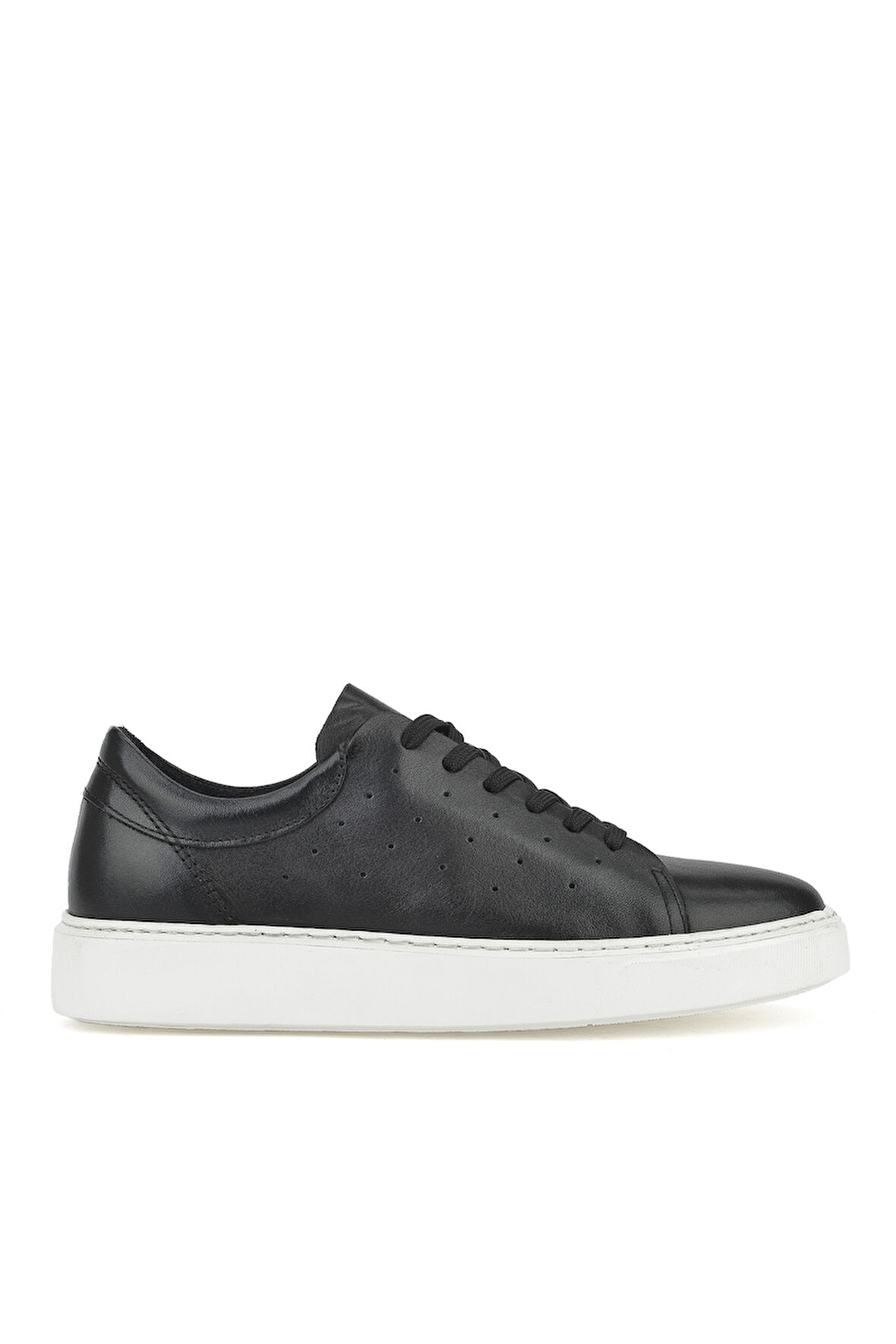Ziya, Erkek Hakiki Deri Sneaker 1511026Z895 Siyah