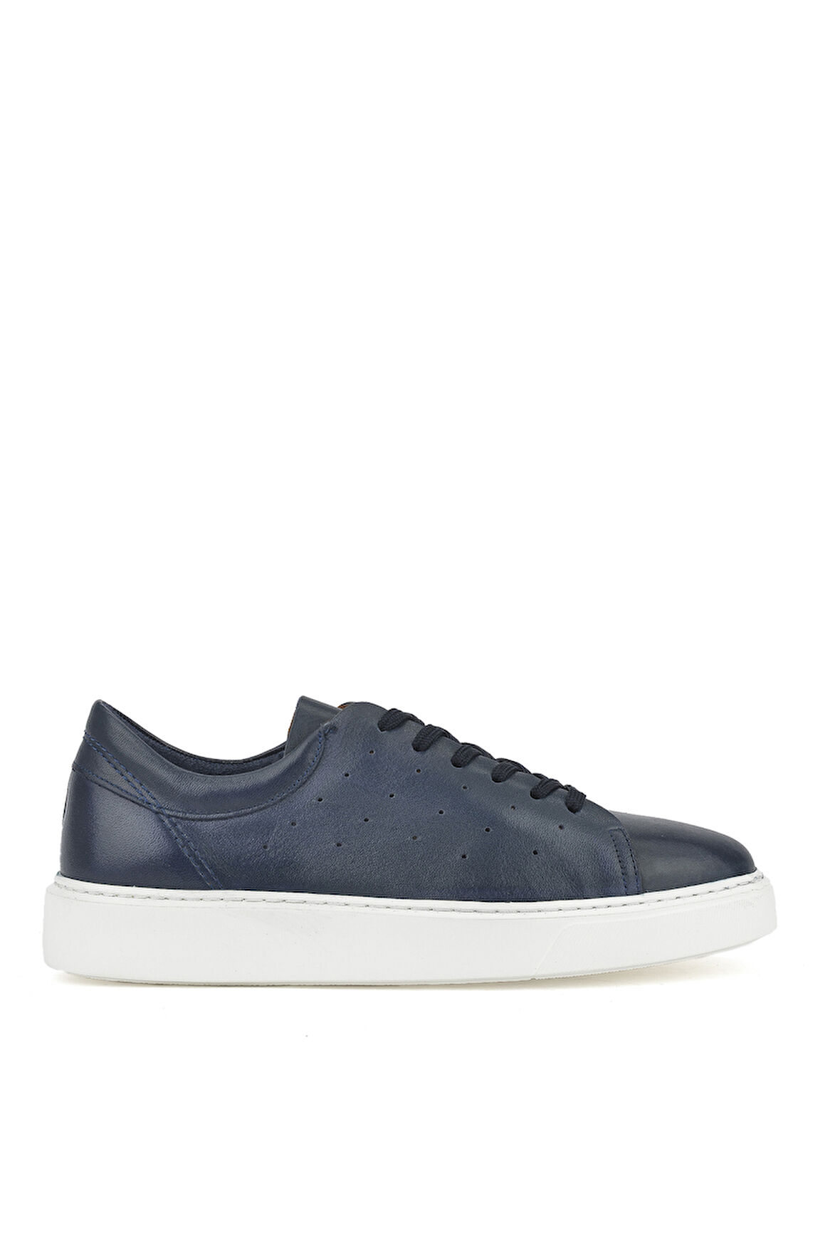 Ziya, Erkek Hakiki Deri Sneaker 1511026Z895 Lacivert