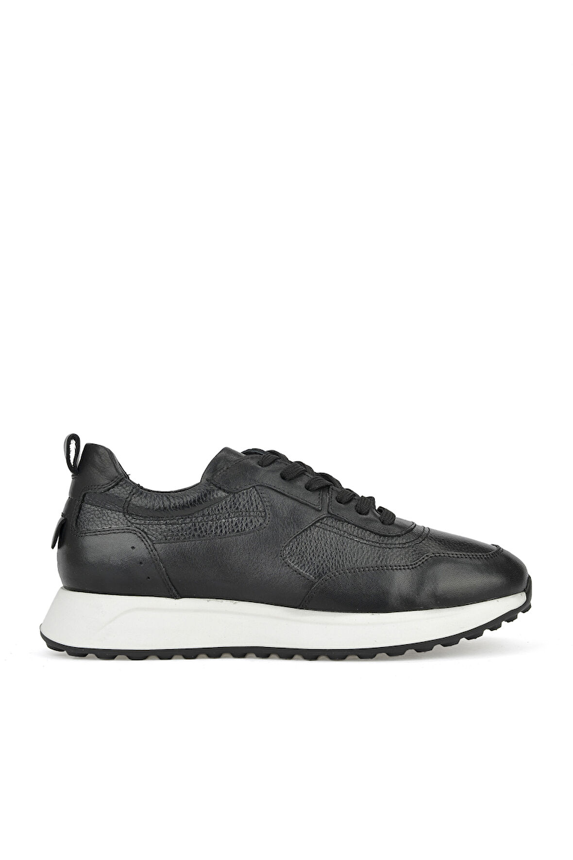 Ziya, Erkek Hakiki Deri Sneaker 1511026Z280 Siyah