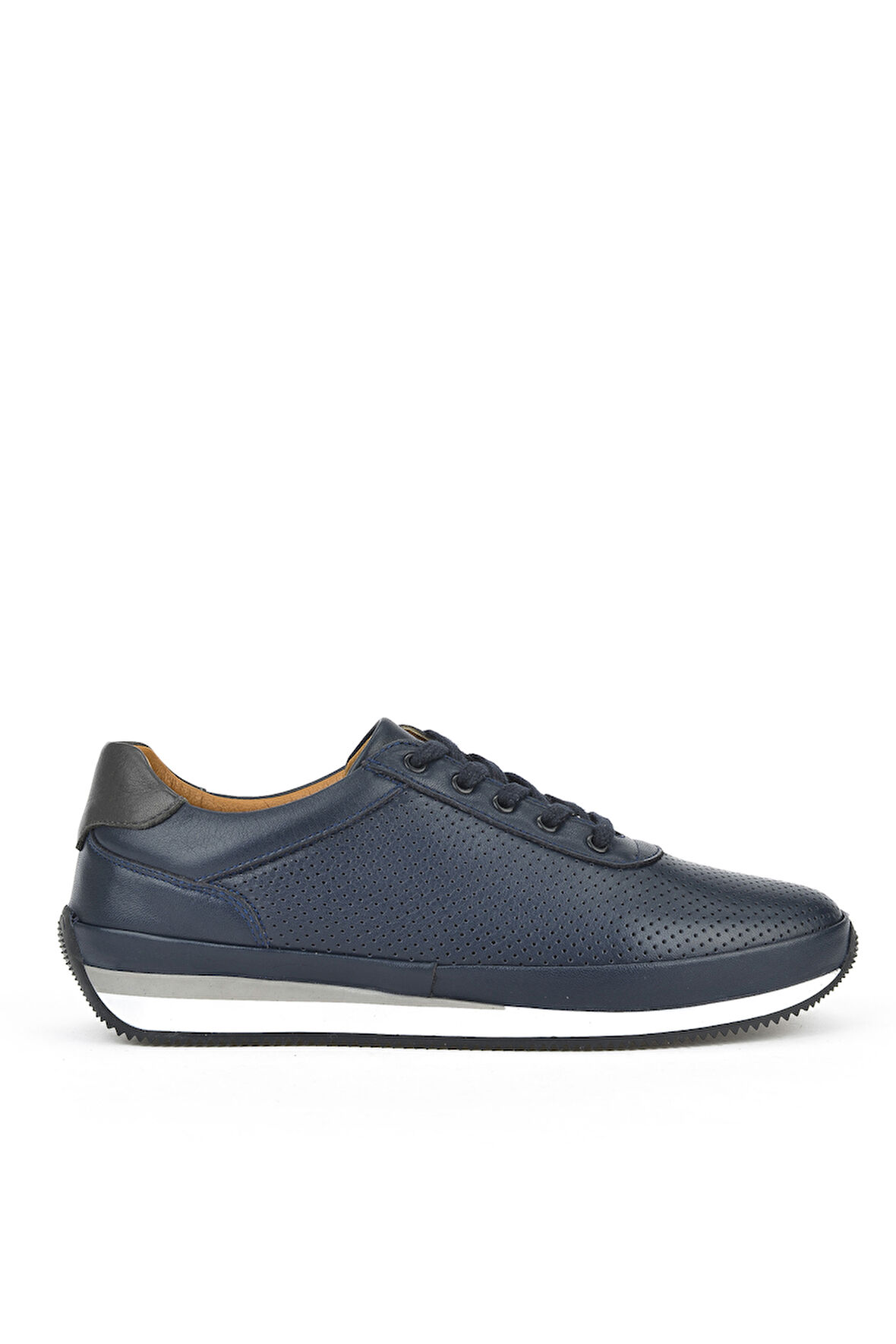 Ziya, Erkek Hakiki Deri Sneaker 1511002Z063 Lacivert