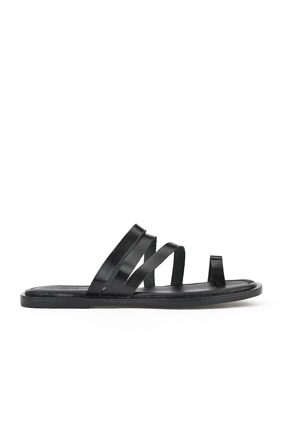 Ziya, Kadın Hakiki Deri Terlik 1511010Z1018 Siyah