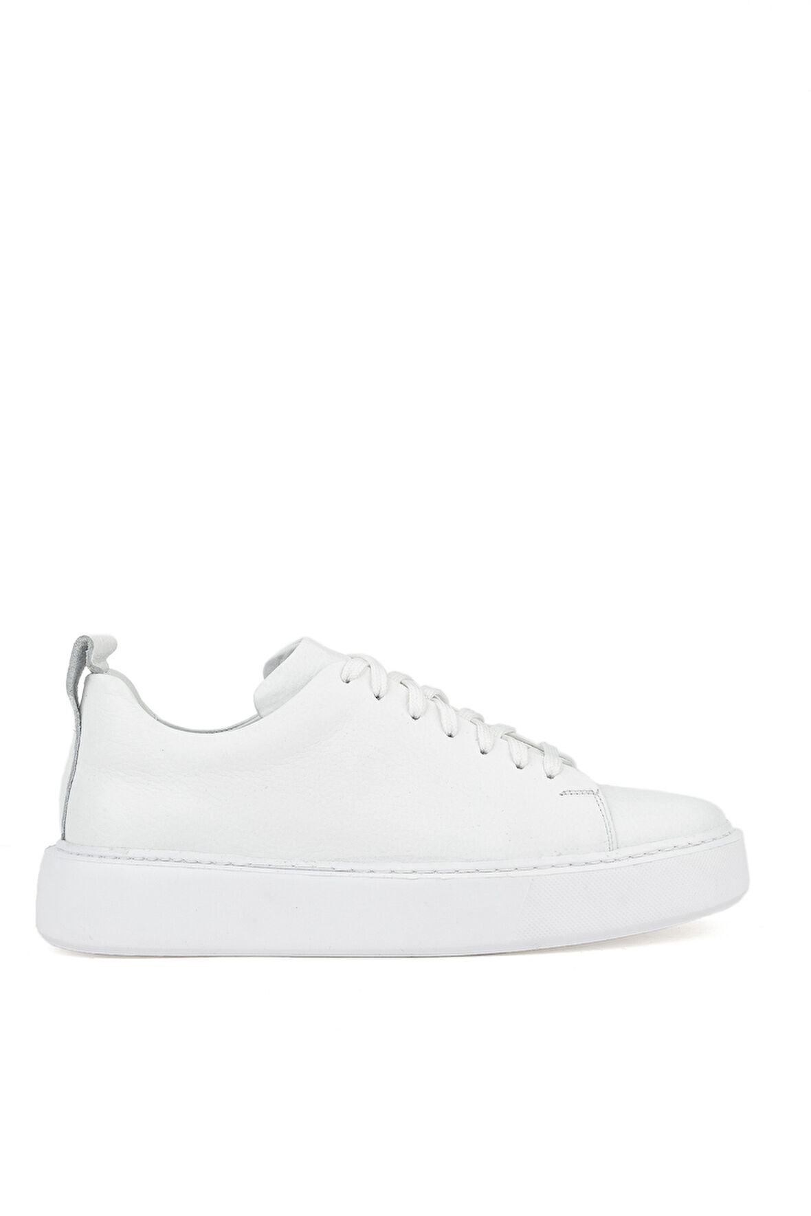 Ziya, Erkek Hakiki Deri Sneaker 1511026Z875Y Beyaz