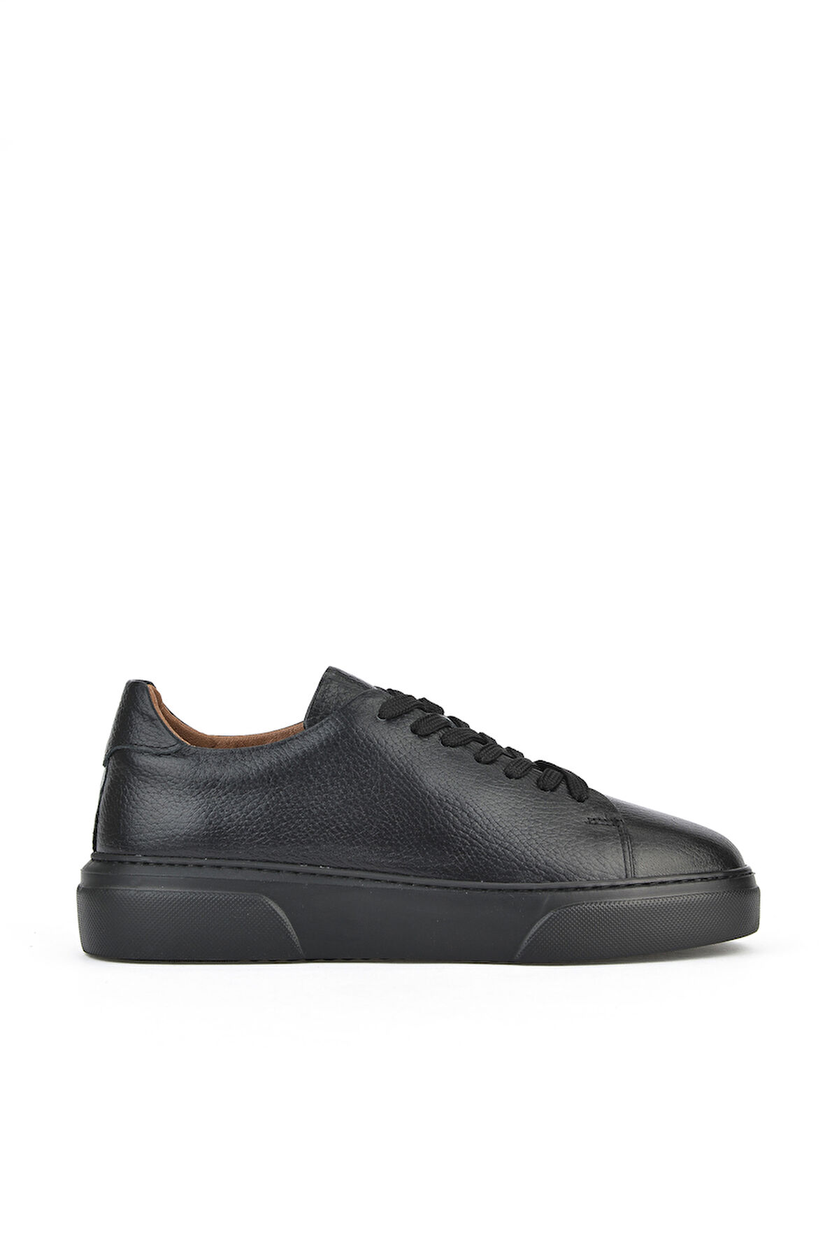 Ziya, Erkek Hakiki Deri Sneaker 151423Z511 Siyah