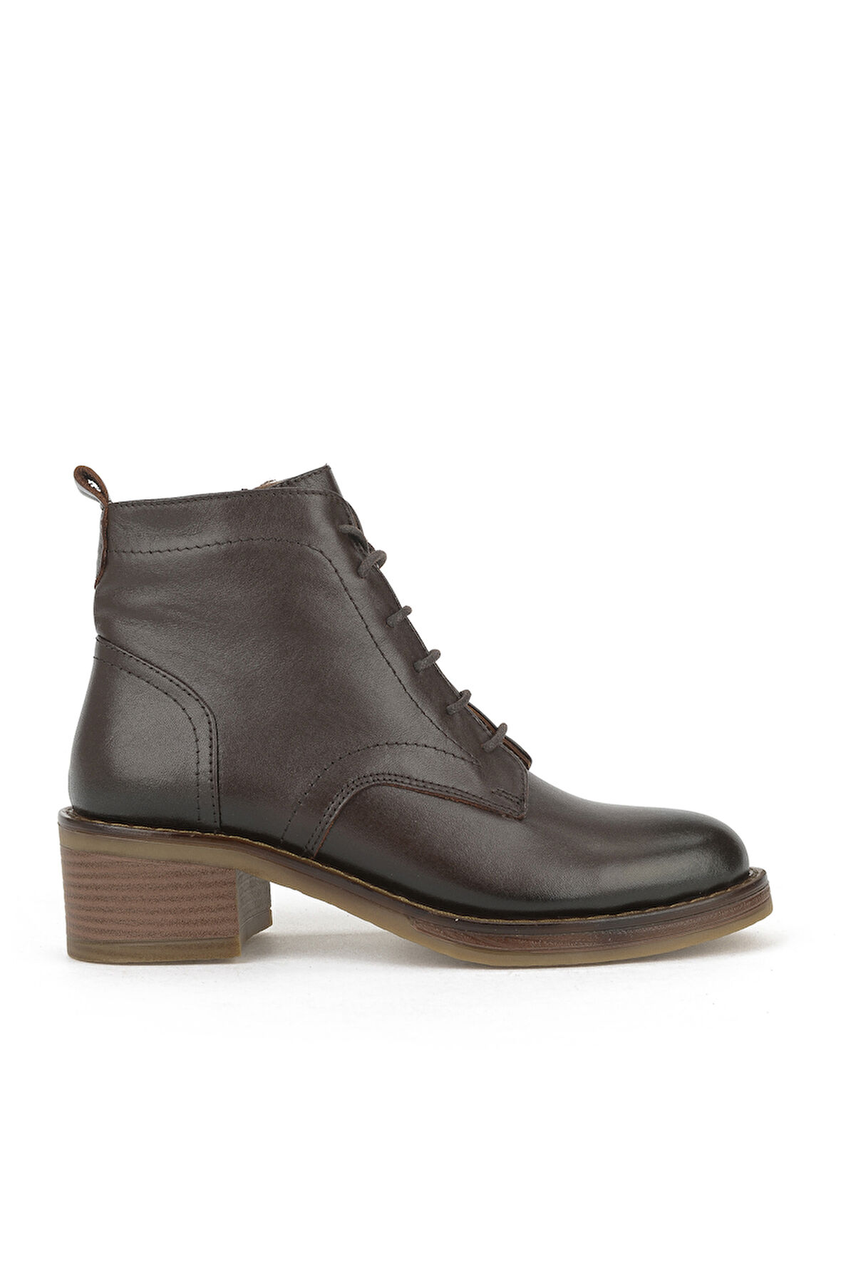 Ziya, Kadın Hakiki Deri Bot 1531020Z2327 Kahve