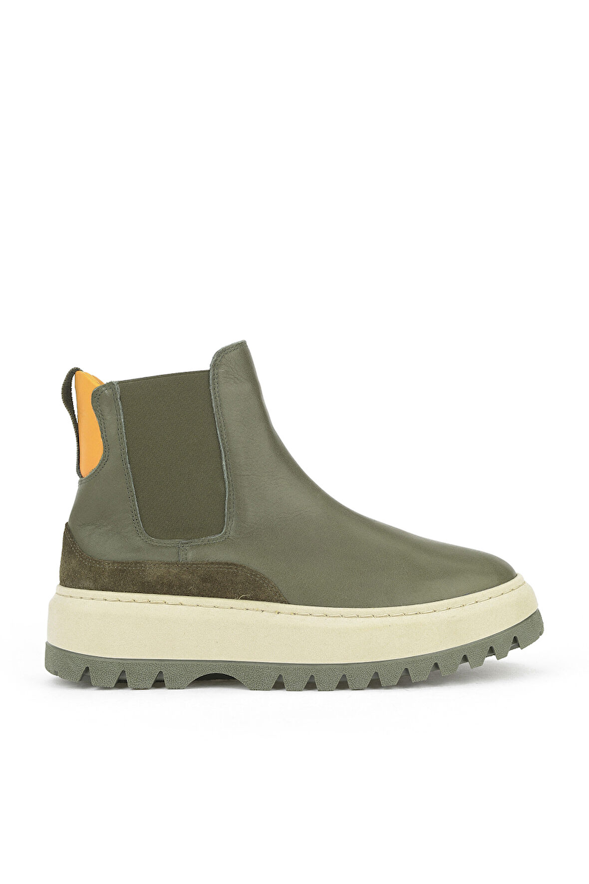 Ziya, Kadın Hakiki Deri Bot 1531020Z19402 Haki