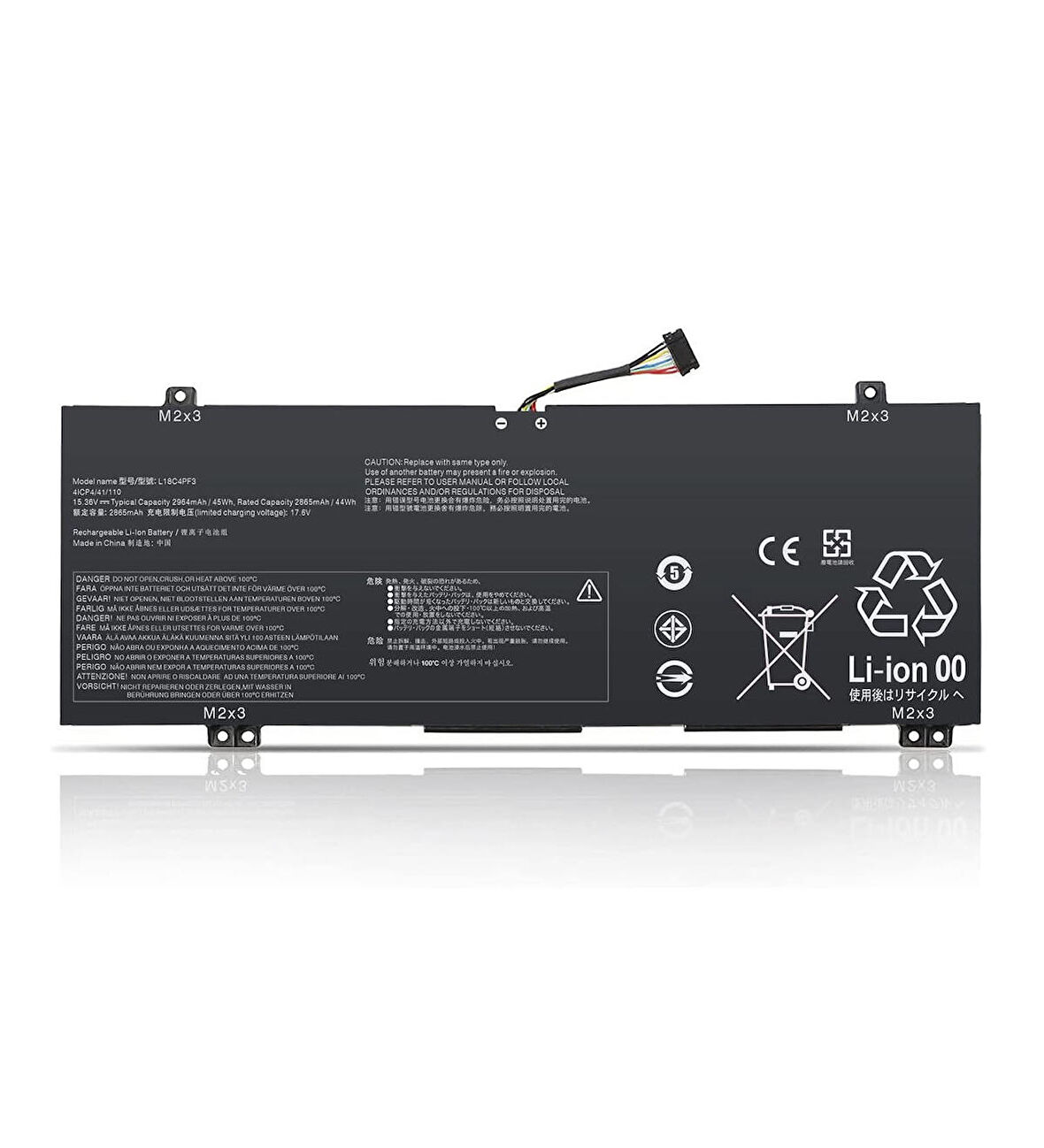 Lenovo Flex 14-IWL Notebook Batarya Laptop Pil