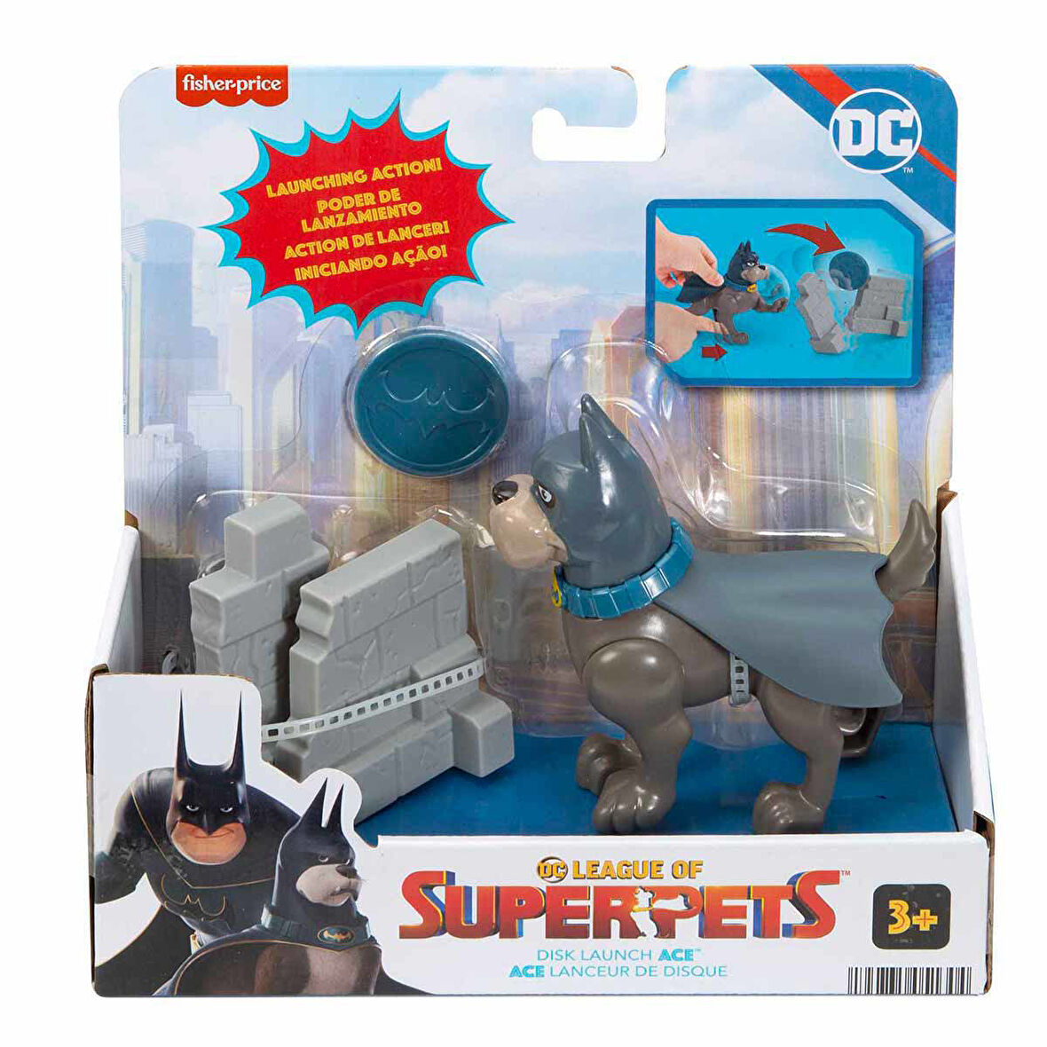 DC League of Super Pets Aksiyon Figürleri - Ace