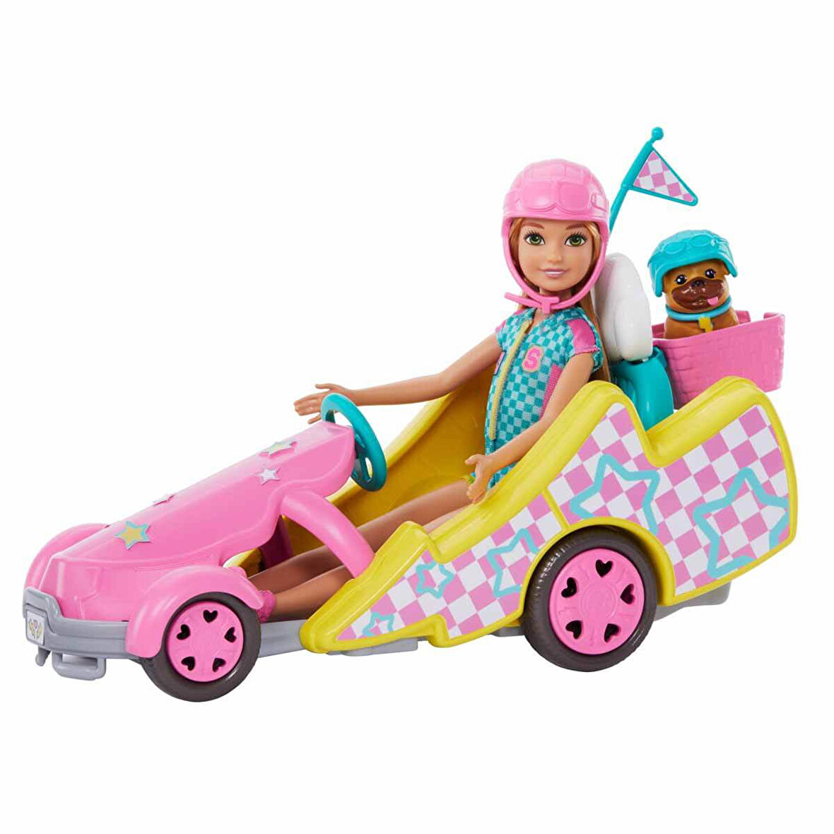 Barbie Stacie Go-Kart Yapıyor Oyun Seti HRM08