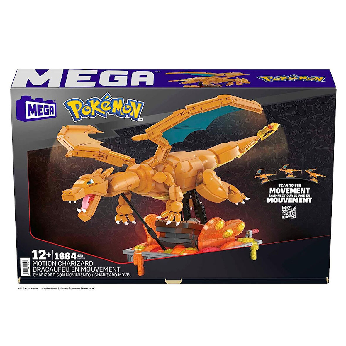 Mega Pokemon Hareketli Charizard HMW05