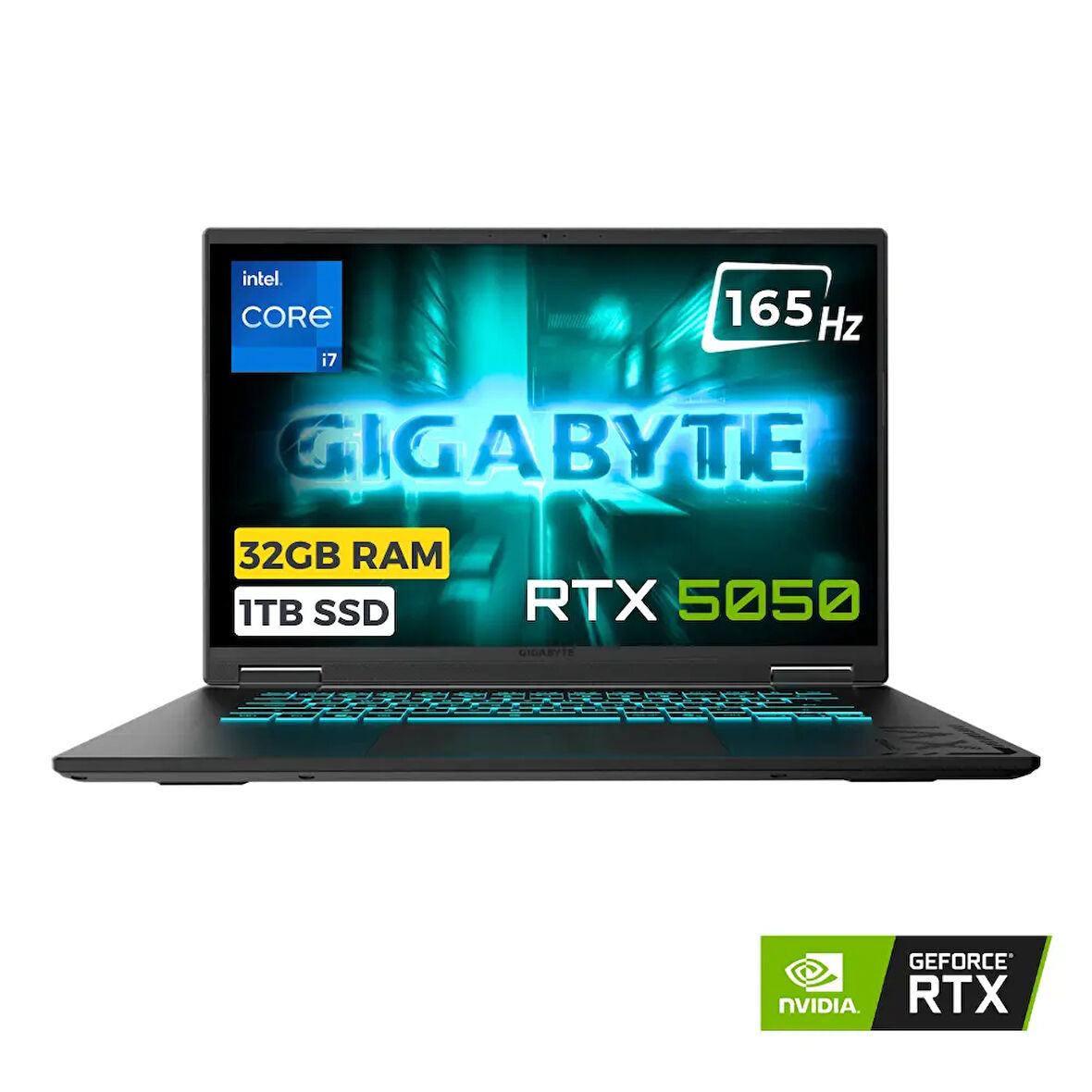 Gigabyte Gaming A16 CTH i7-13620H 32GB 1TB SSD 8GB RTX5050 85W 16 FHD+ 165Hz FreeDOS