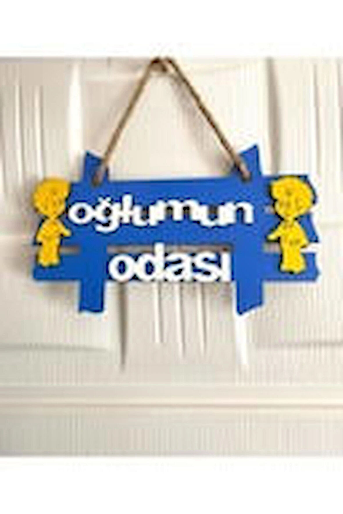 Ahşap Kapı Ve Duvar Süsü Oğlumun odası