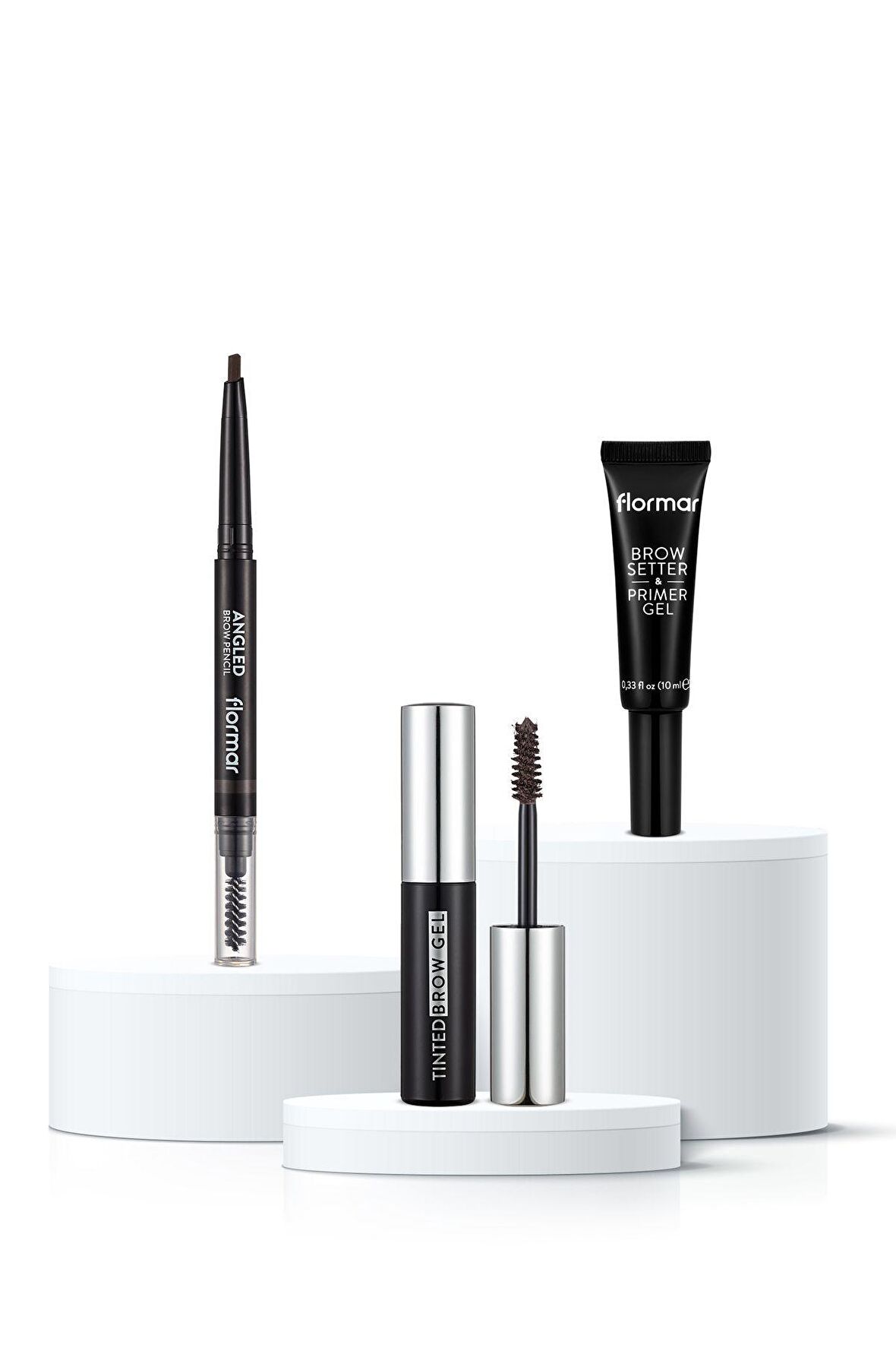 Flormar Best Brow Makeup 3'lü Kaş Makyajı Seti