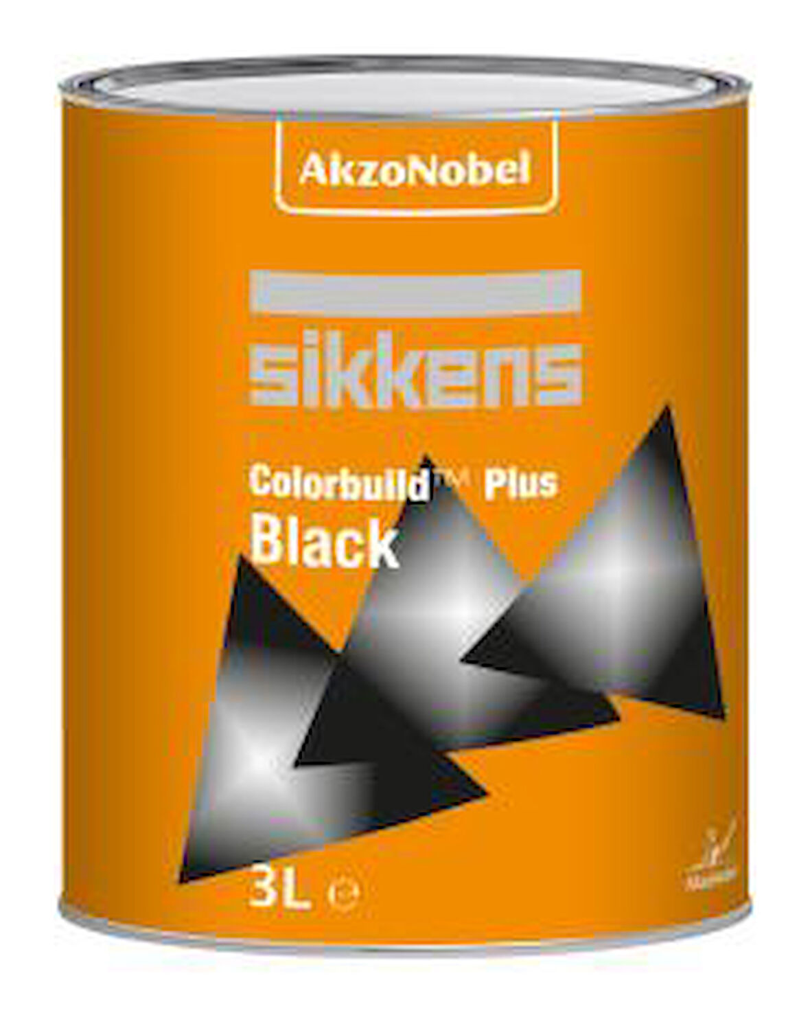 AkzoNobel Sikkens ColorBuild Renkli Akrilik Astar Siyah (Black) 3 Litre