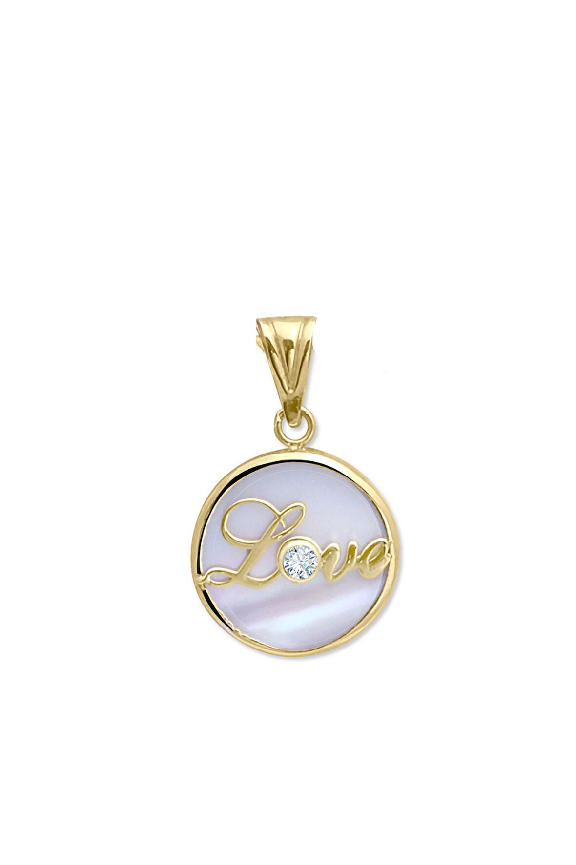 Altın Love Kolye Ucu