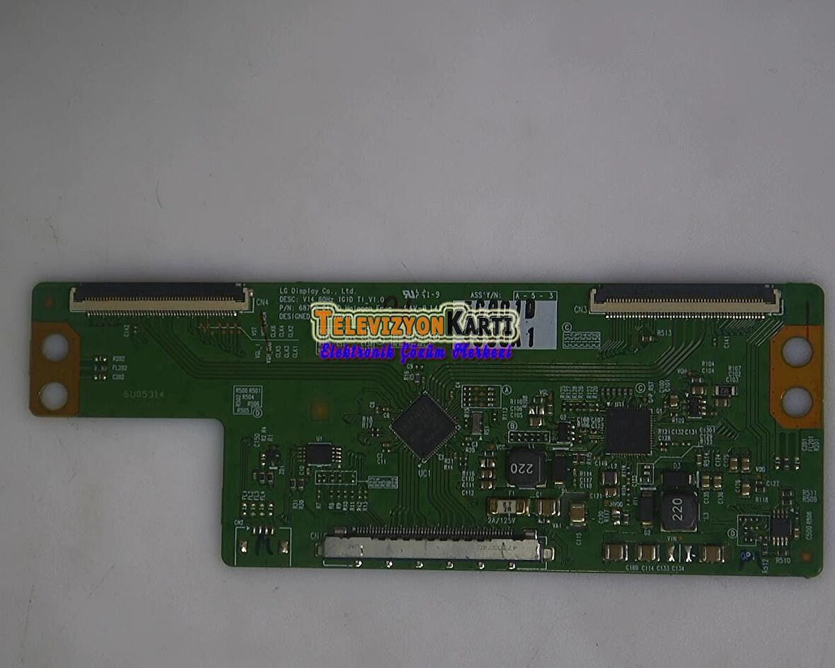 6870C-0471D, 6871L-3390A, V14 60Hz 1G1D T1_V1.0, LG 55LB580V-ZM, T Con Board , LC550DUE-FGA4