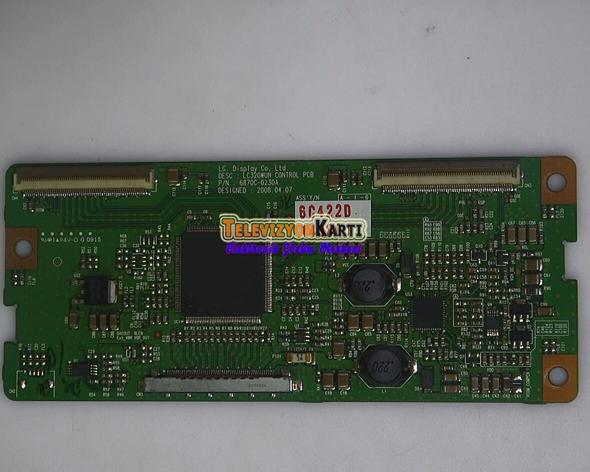6870C-0230A, 6871L-1438C, 1438C, LG 32LH2500-ZA, T CON Board, LC320WUN-SAB1
