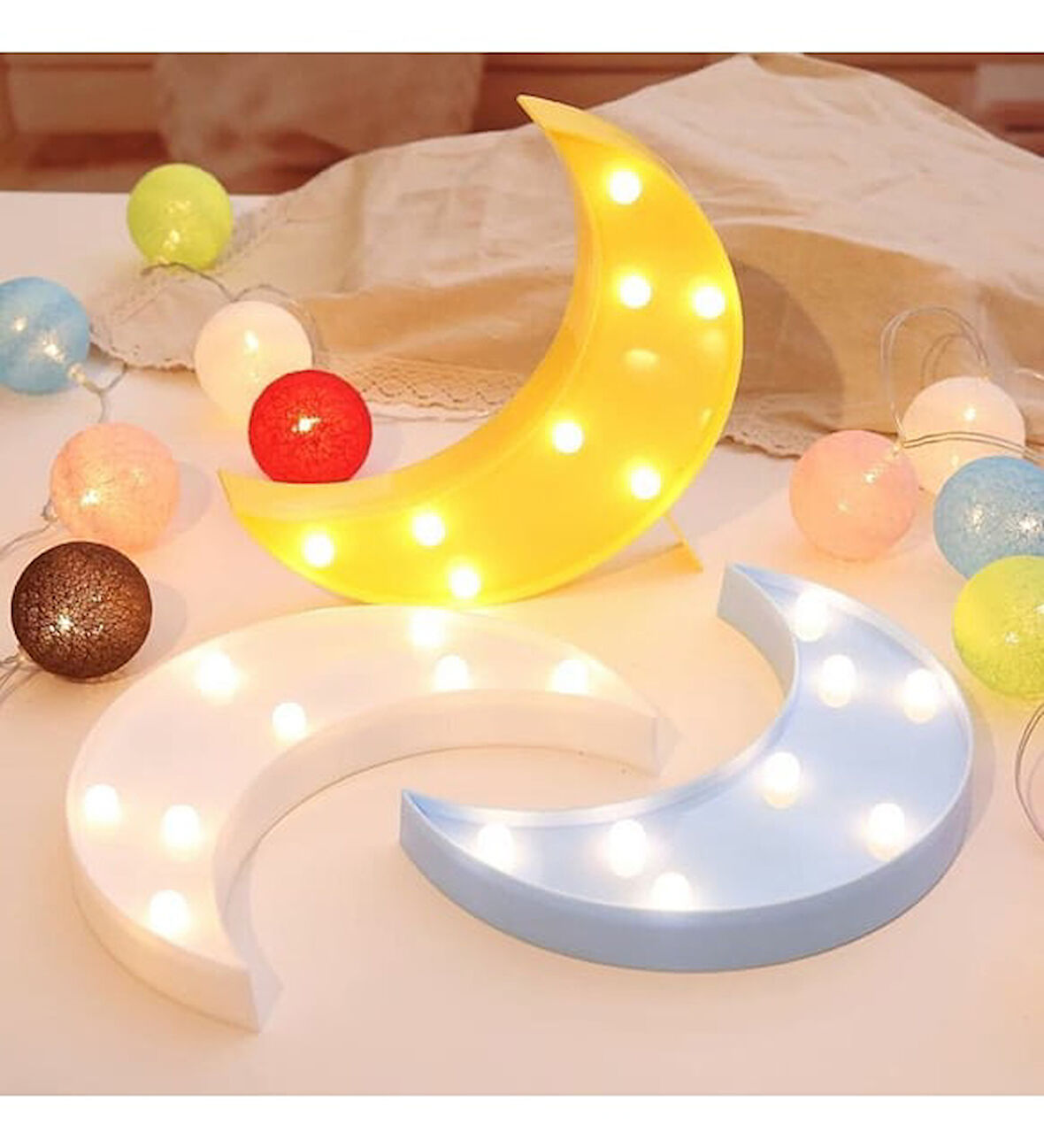 Dekoratif Led Ay Gece Lambası